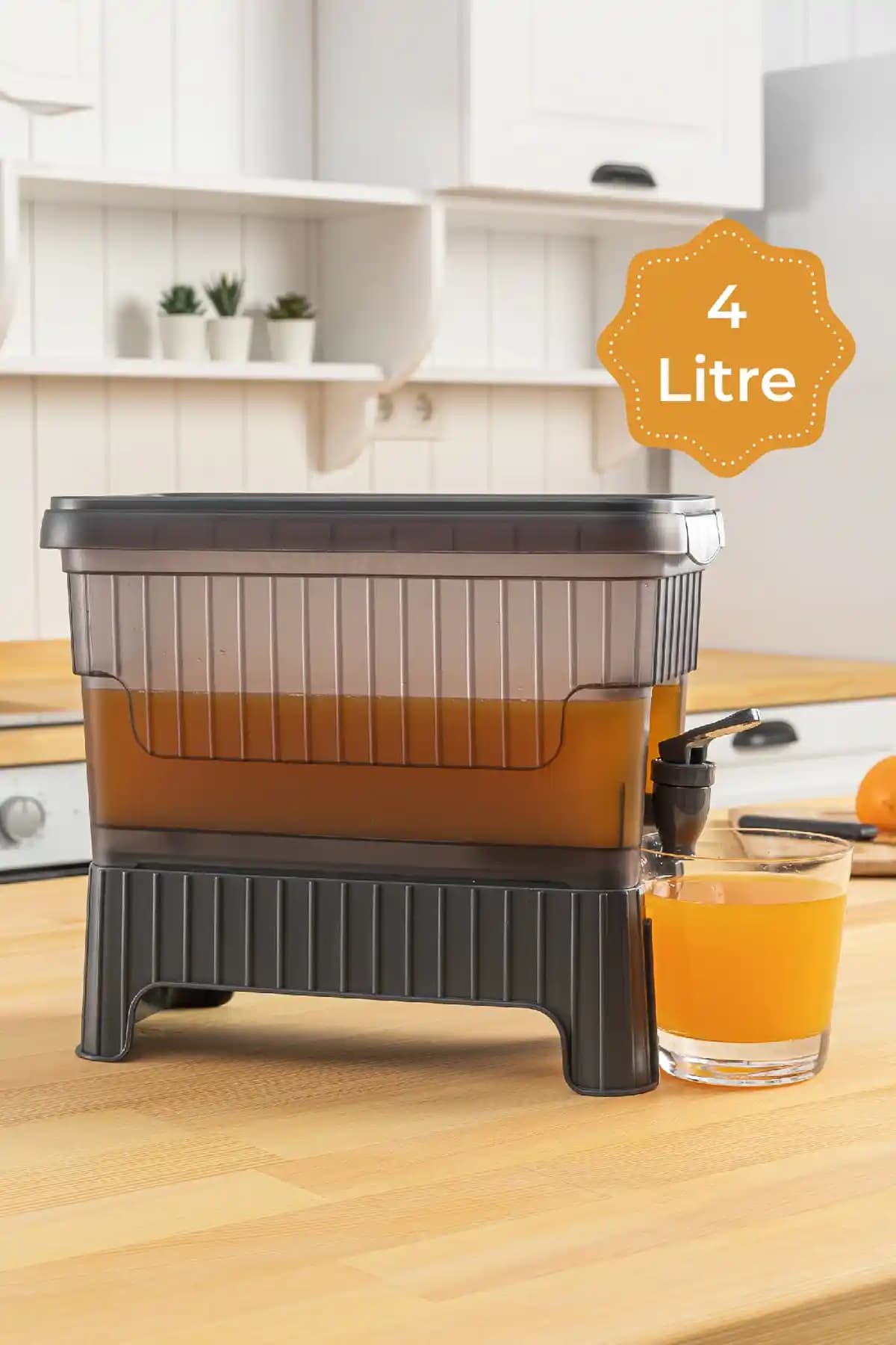 Vienev 4 Litre Su ve Limonata Sebili Modern Tasarım ve Kullanışlılık Özellikleri