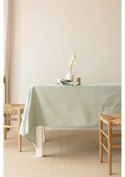 Wellstil Premium Keten Adaçayı Masa Örtüsü: Estetik ve Dayanıklı Doğal Malzeme