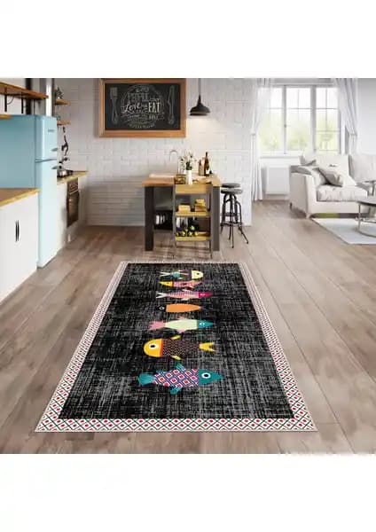 West Home Dijital Baskılı Yıkanabilir Kaymaz Taban Mutfak Halısı İnceleme ve Özellikleri