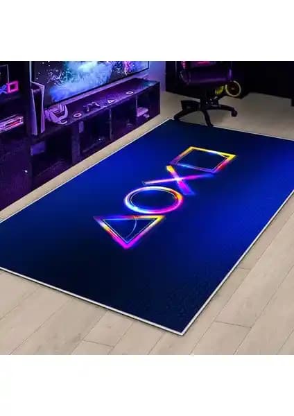 West Home Gamer Halı Çocuk Odaları İçin Estetik ve Güvenli Fonksiyonel Halı Seçeneği