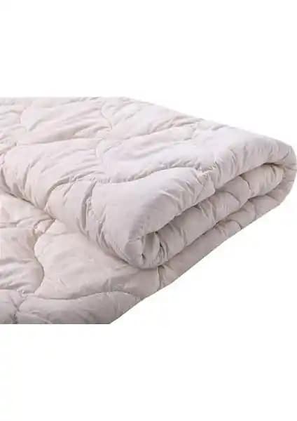 Wooleff Viscoleff Yün Yorgan Çift Kişilik 195x215 cm Doğal ve Nefes Alabilir Yatak Örtüsü