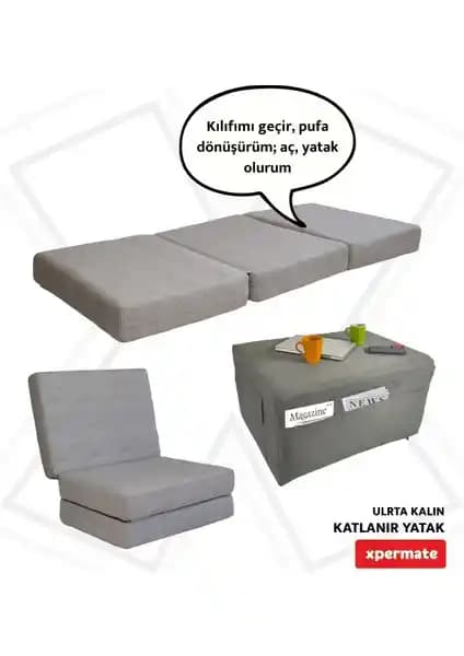 Xpermate Ultra Kalın Katlanır Sünger Yatak: Çok Yönlü Konfor ve Pratiklik Sunar