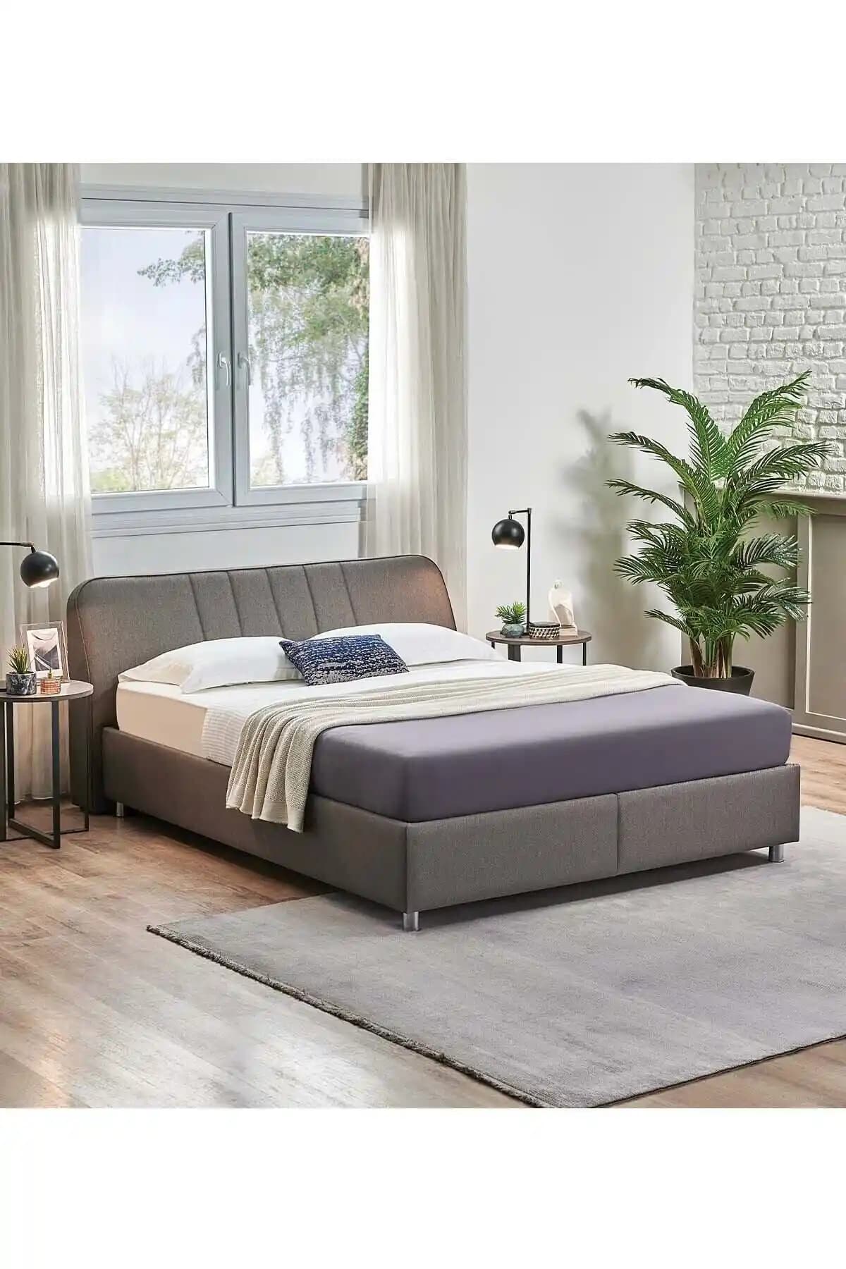 Yataş Petit Başlık ve Somni Baza Seti Antrasit Modern Tasarım ve Pratik Kullanım