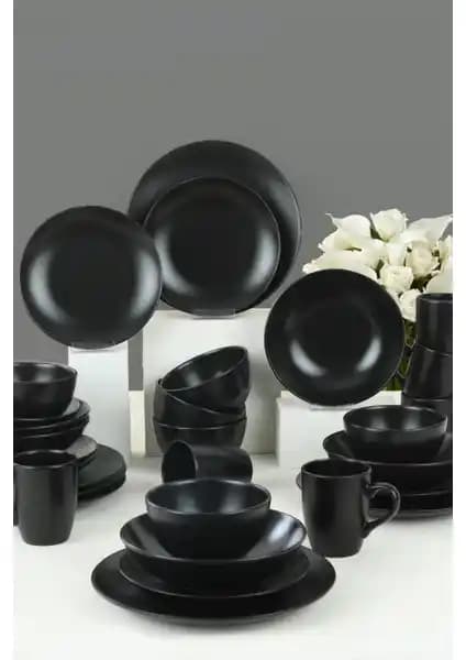 Yemek Takımı Karşılaştırması: Keramika Alfa Siyah ve Kütahya Porselen Milena Krem