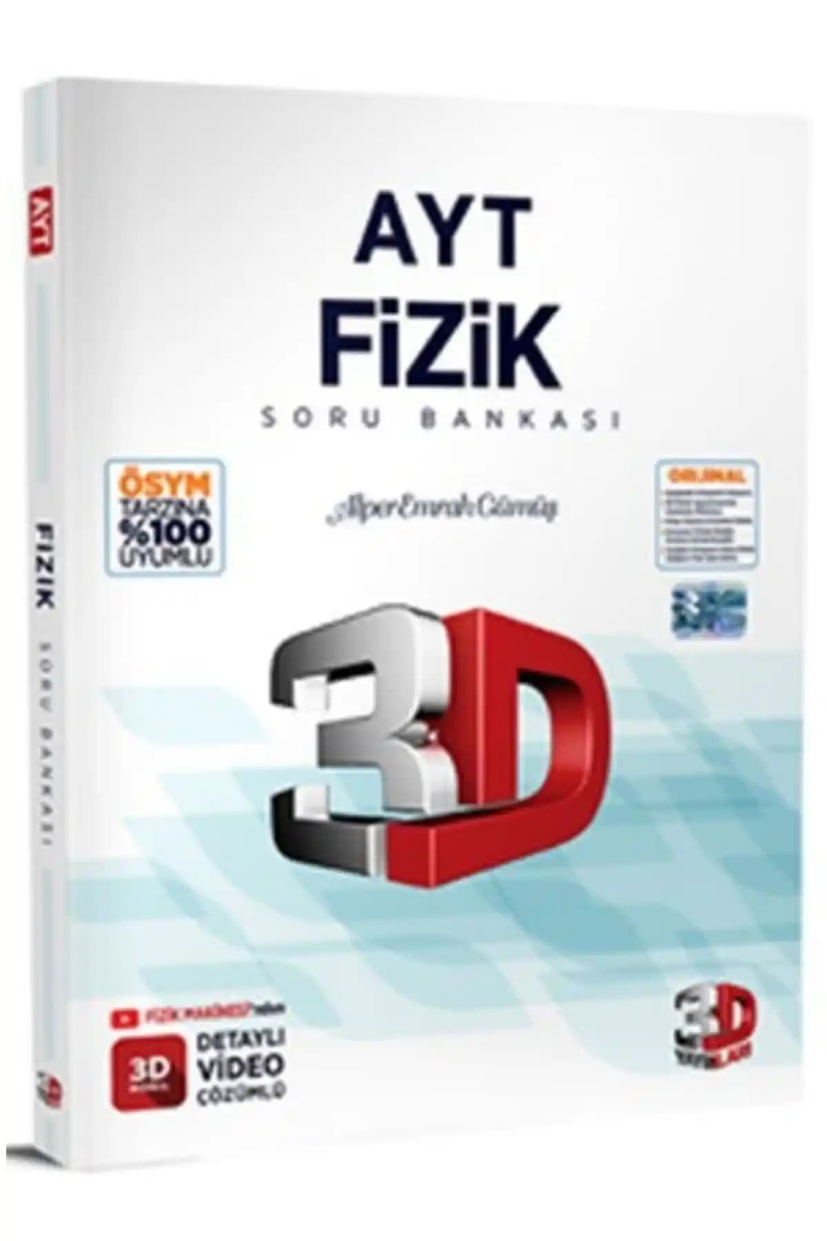 3D Yayınları AYT Fizik Soru Bankası: Güncel ve Güçlü Öğrenci Kaynağı