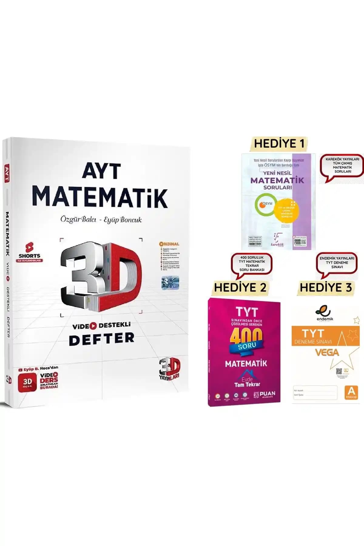 3D Yayınları AYT Matematik Video Destekli Defter: Güncel İçerik ve Pratik Kullanım