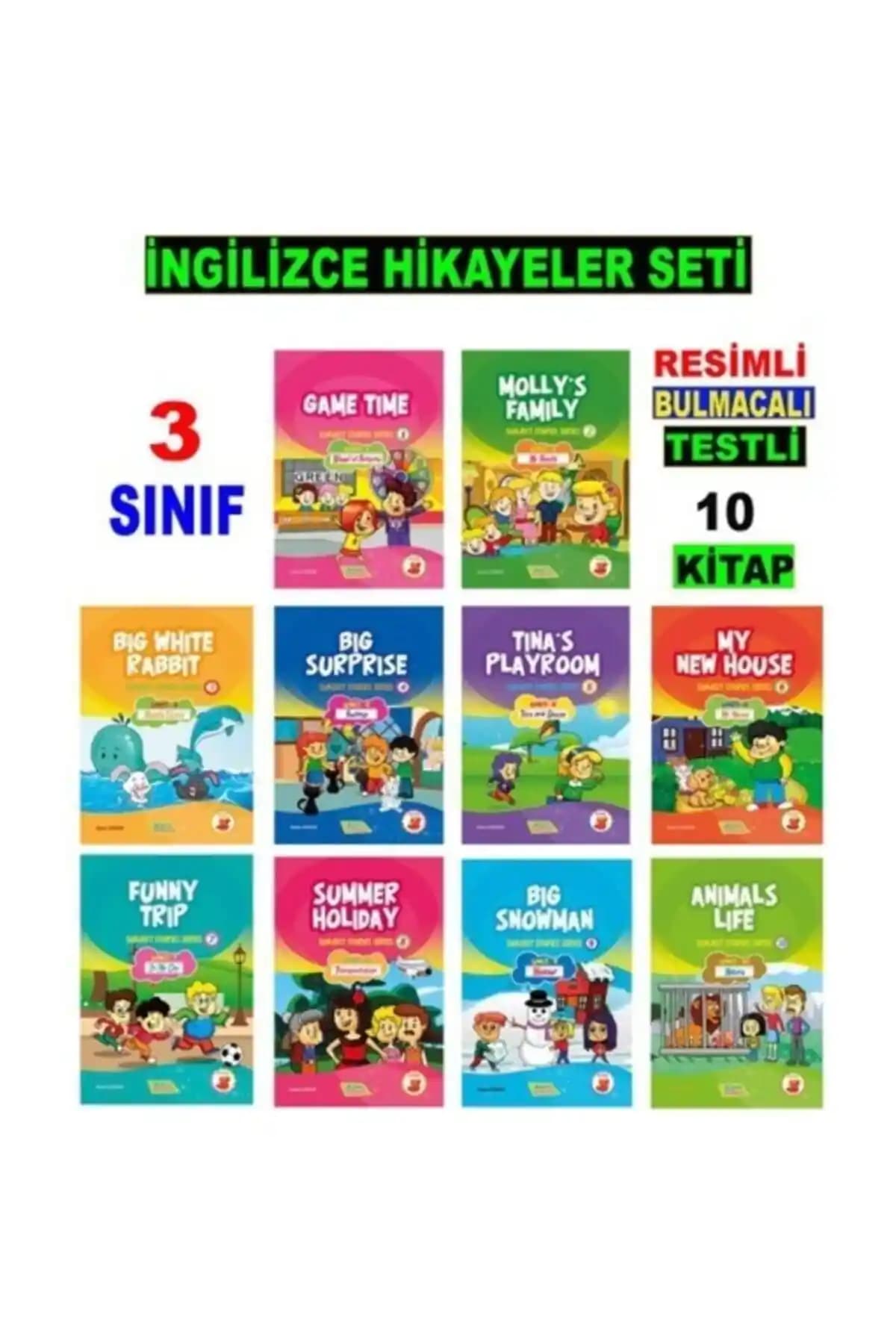 Akıl Yolu 3. Sınıf İngilizce Hikayeler Seti: Çocuklar İçin Eğlenceli ve Eğitici Kaynak