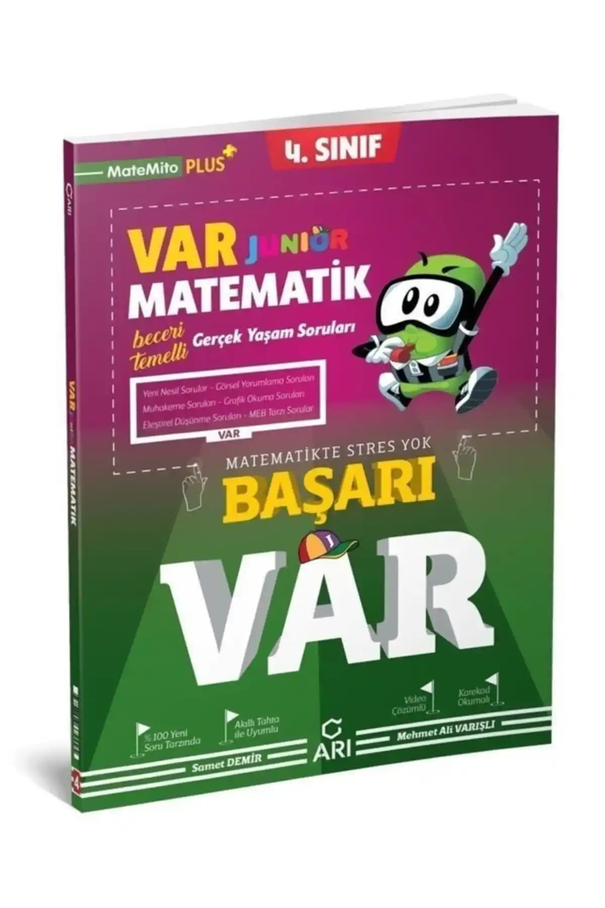 Arı Yayıncılık 4. Sınıf Var Junior Matematik Soru Bankası Öğrenciler İçin Kapsamlı Kaynak