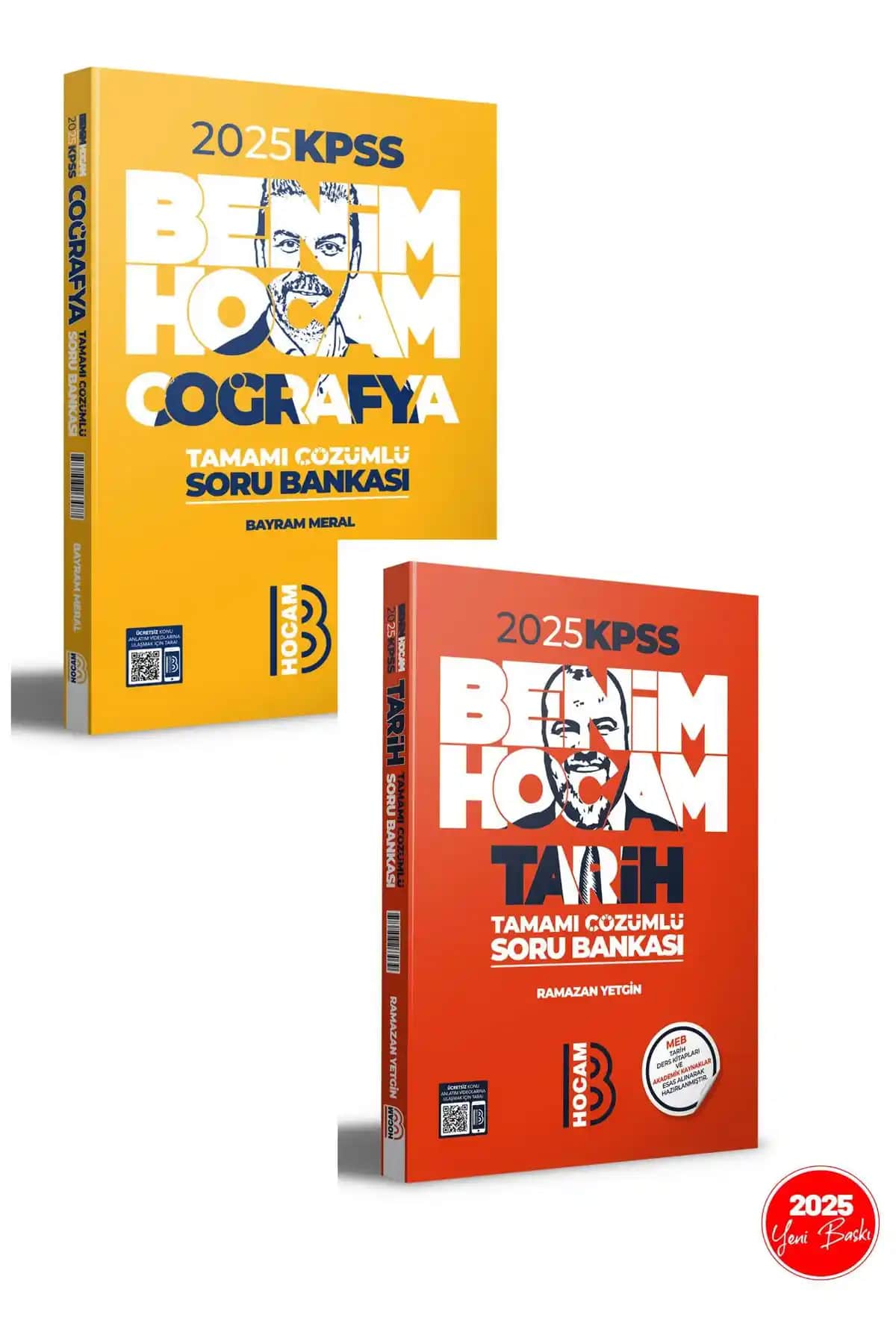 Benim Hocam Yayınları 2025 KPSS Tarih ve Coğrafya Tamamı Çözümlü Soru Bankası Seti