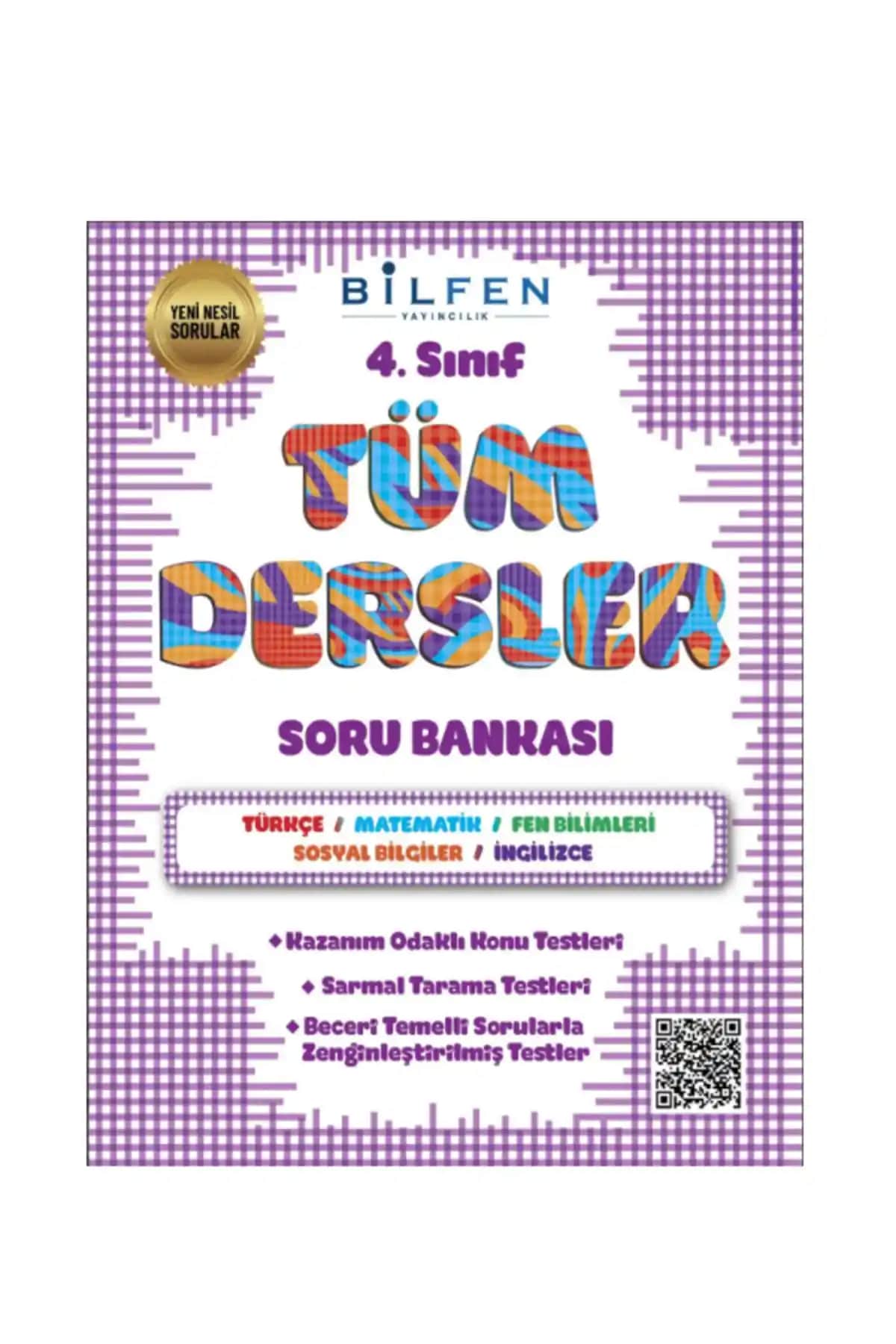 Bilfen Yayıncılık 4. Sınıf Tüm Dersler Soru Bankası 2025 Güçlü Eğitim Kaynağı
