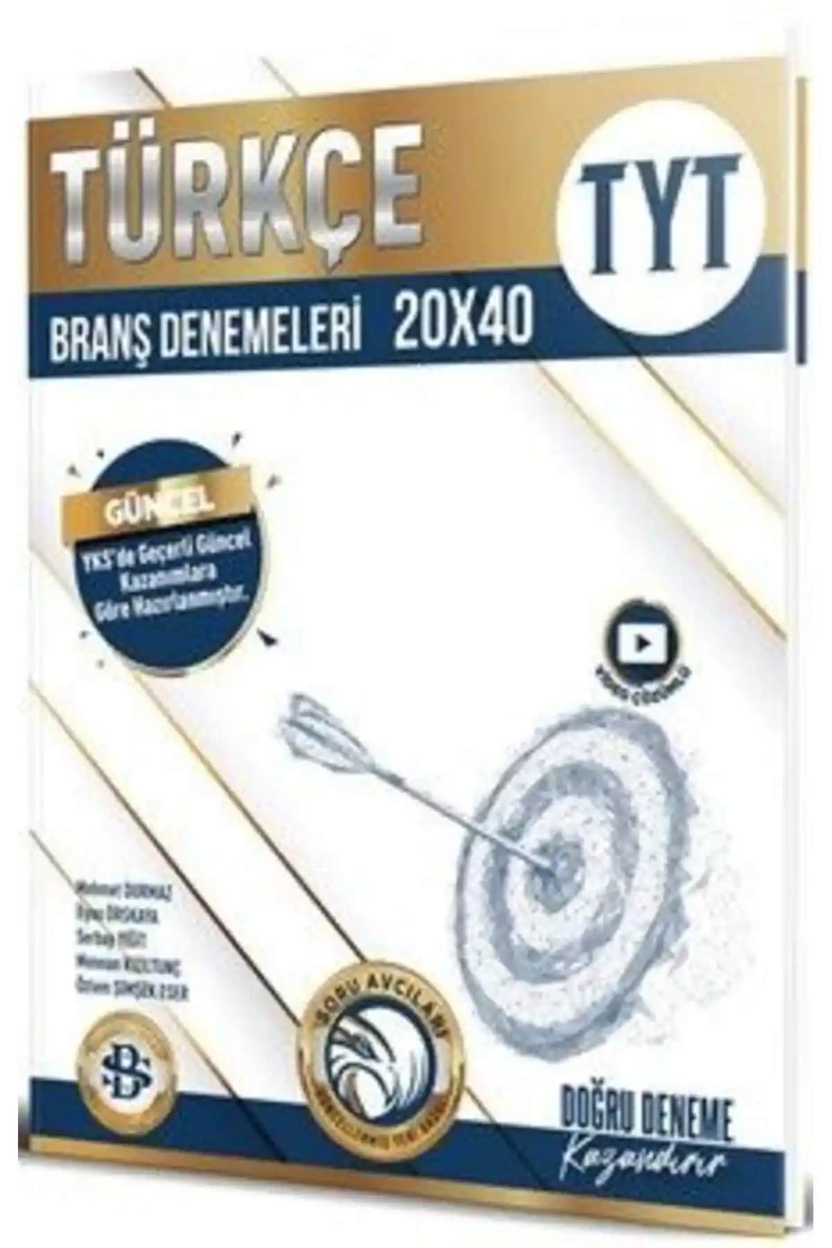 Bilgi Sarmal Yayınları TYT Türkçe 20 X 40 Branş Denemeleri Sınava Etkili Hazırlık Kaynağı