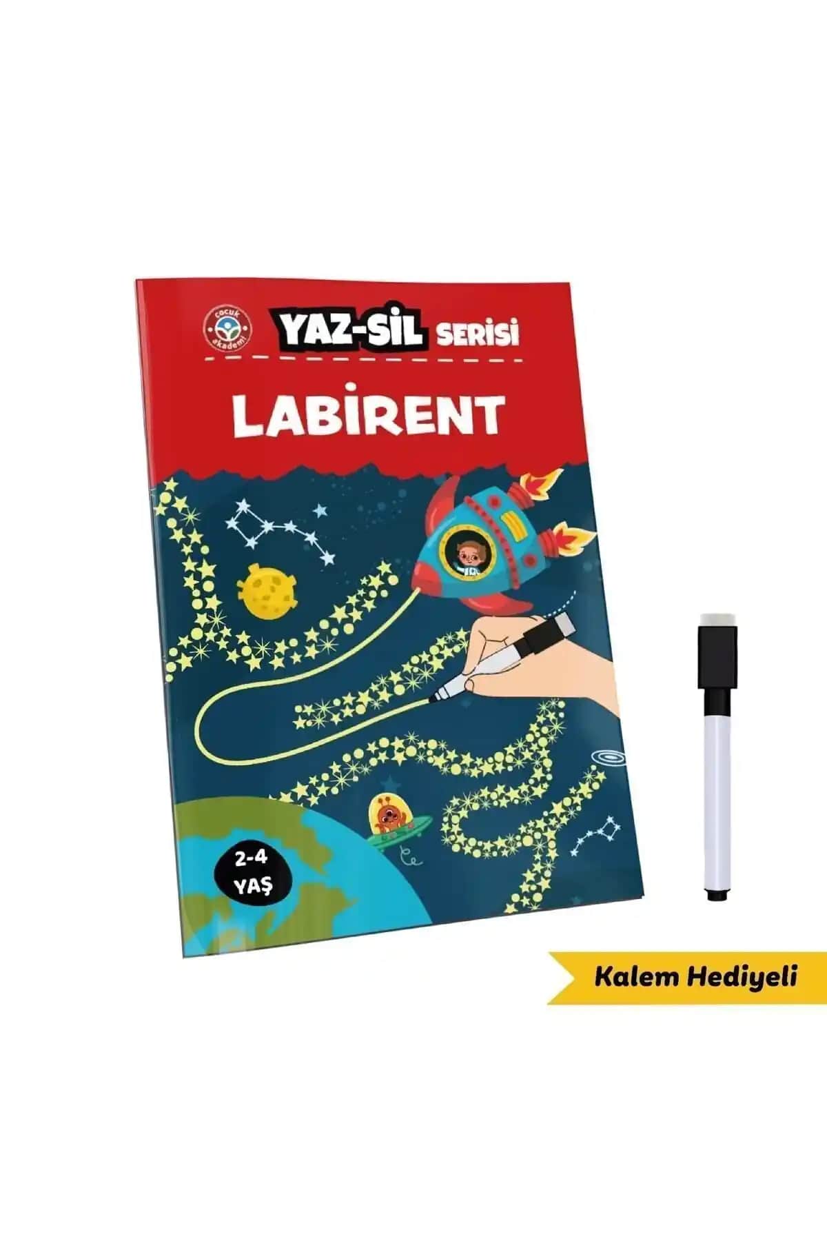 Çocuk Akademi Yaz Sil Serisi Labirent: Eğlenceli ve Eğitici Çocuk Oyun Seti