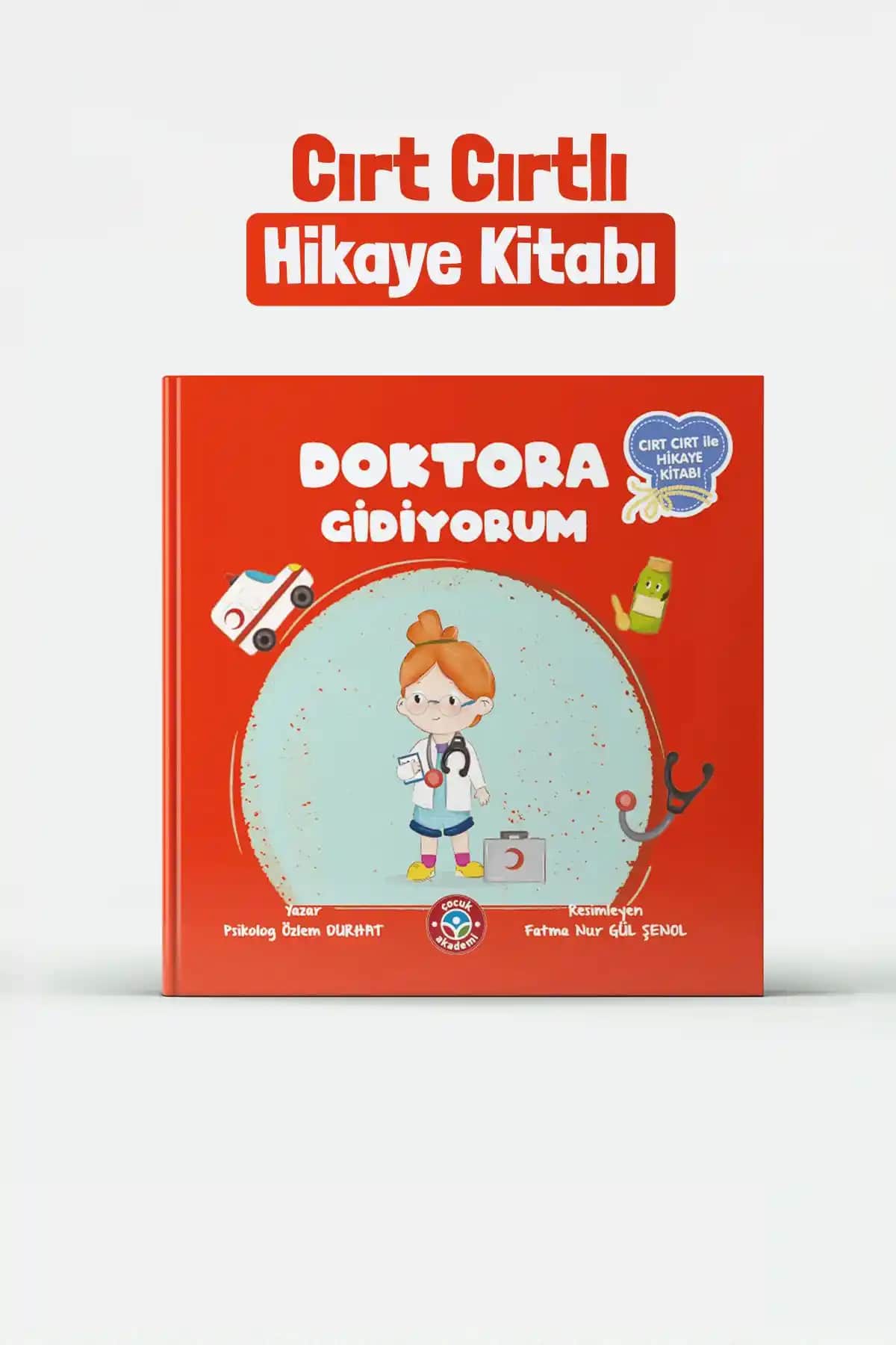 Çocuklar İçin Doktora Gidiyorum Cırtlı Etkinlik Kitabı Gelişim ve Eğlence Bir Arada