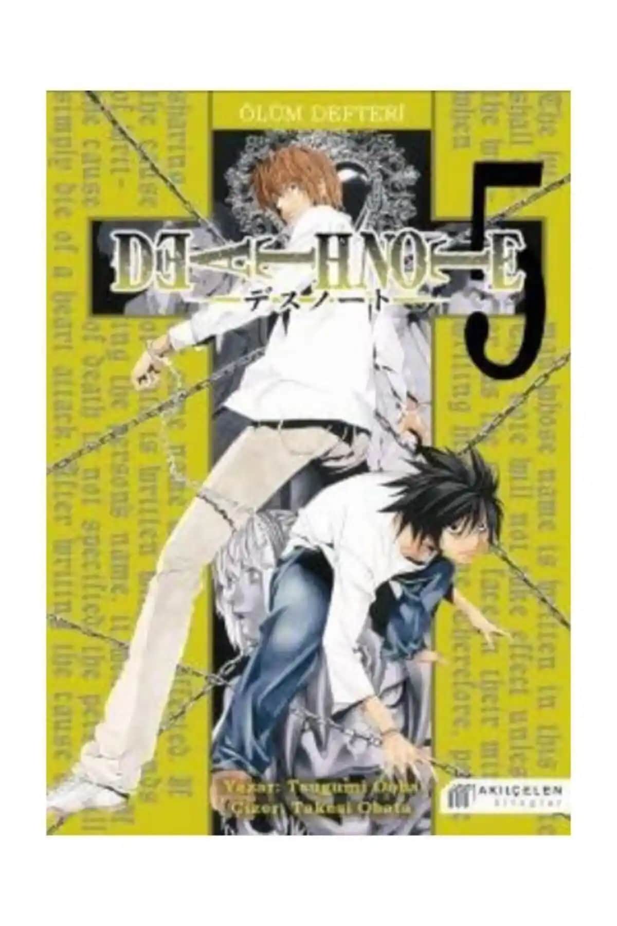 Death Note Ölüm Defteri 5 Kitabı Bilim Kurgu ve Fantastik Türlerde Çizgi Roman