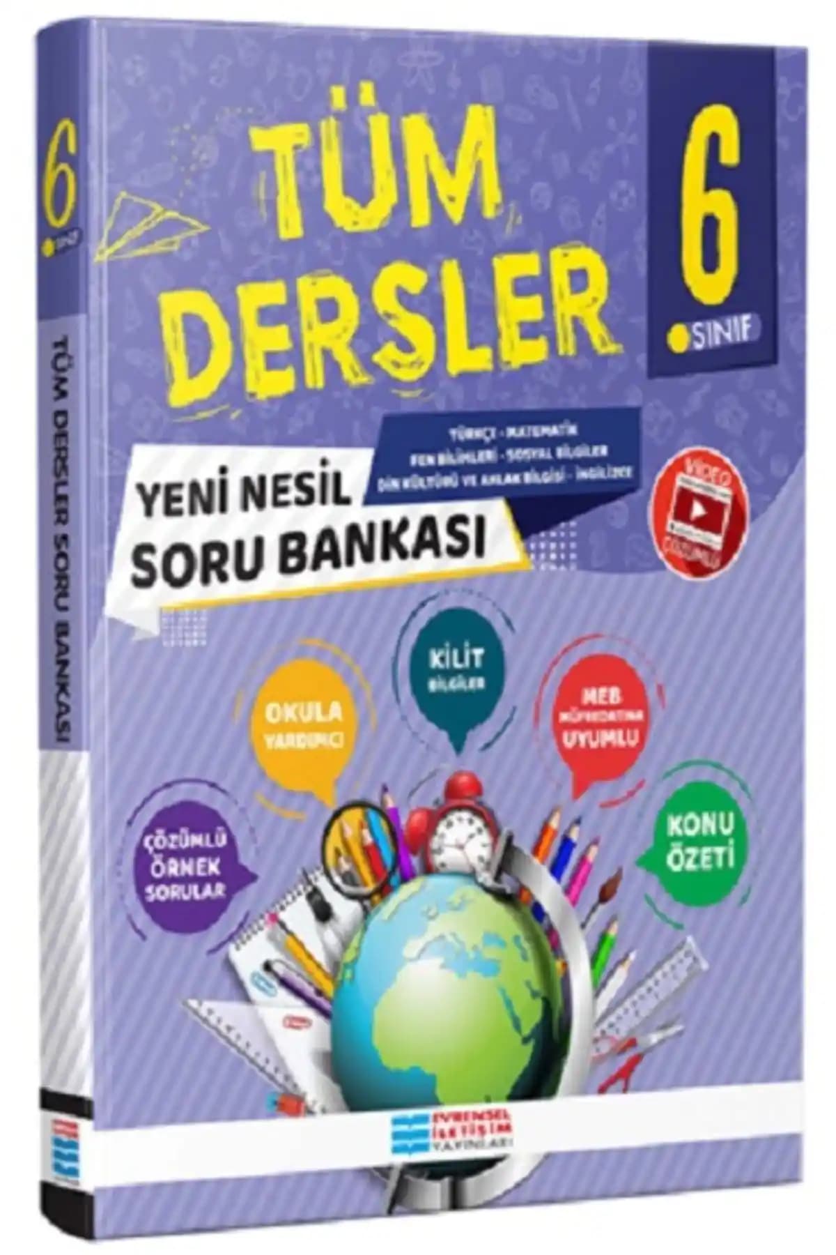 Evrensel İletişim 6. Sınıf Tüm Dersler Soru Bankası Güncel ve Detaylı Kaynak