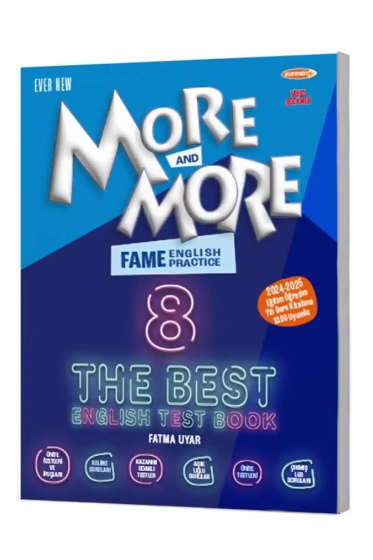 Fenomen Yayıncılık 8. Sınıf İngilizce Test Kitabı 2024 Güncel ve Pratik İçerik