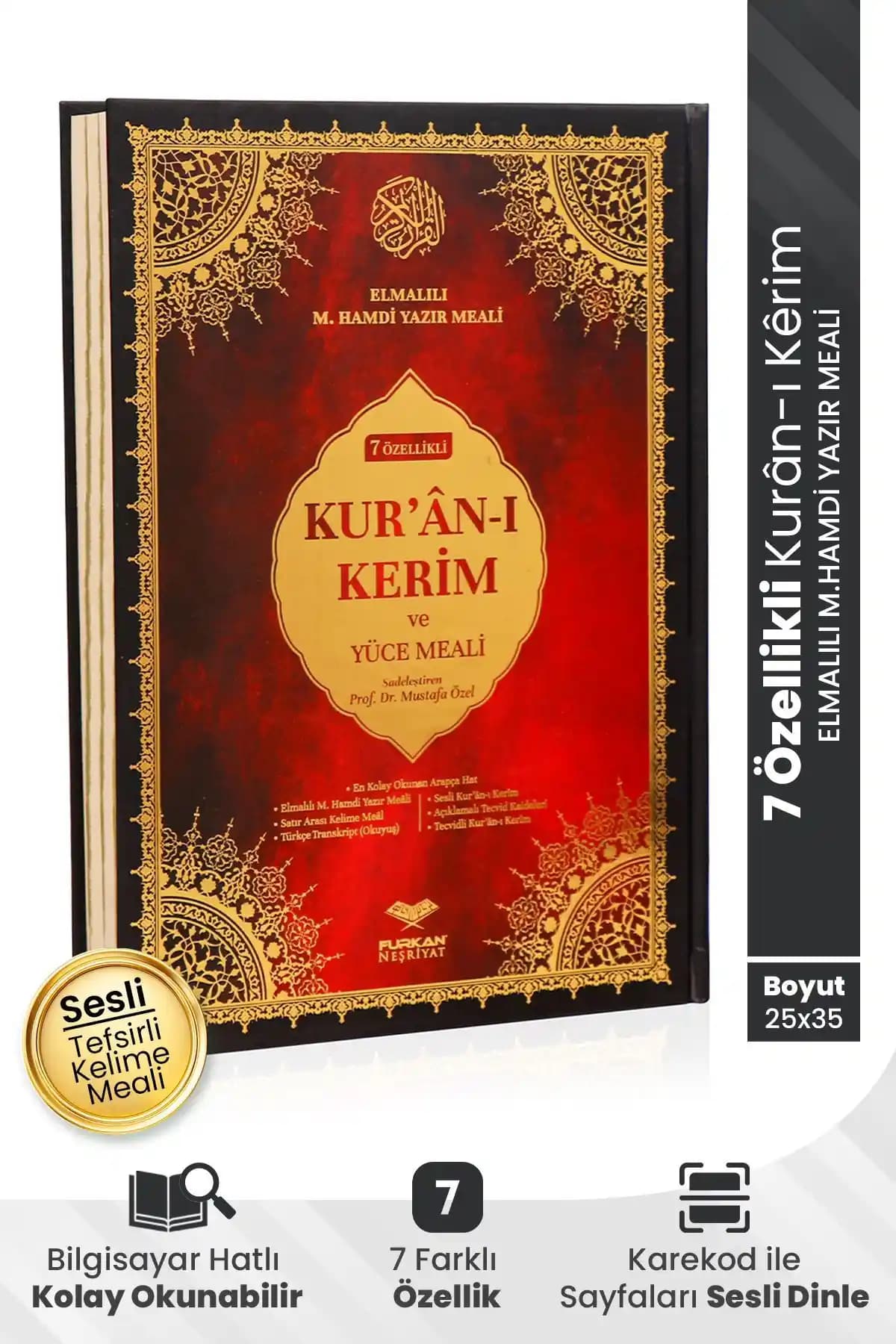 Furkan Neşriyat Kuranı Kerim Büyük Boy Tasarımıyla Geleneksel ve Fonksiyonel Bir Seçenek