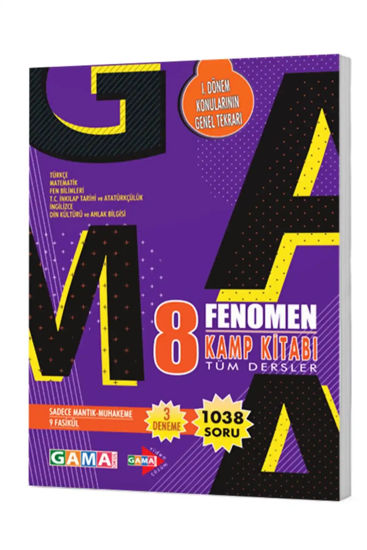 Gama Yayınları Fenomen 8. Sınıf Kamp Kitabı ile Sınav Başarısını Artırın