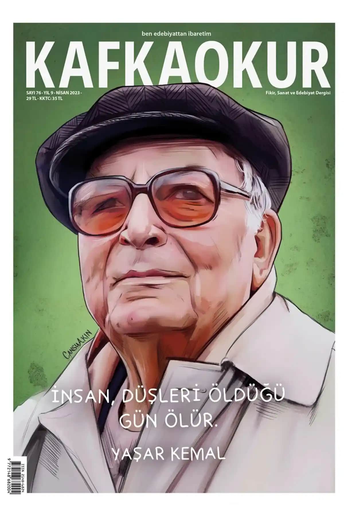 Genel Markalar Kafkaokur Sayı 76 Yaşar Kemal Edebiyat Dergisi Nisan 2023