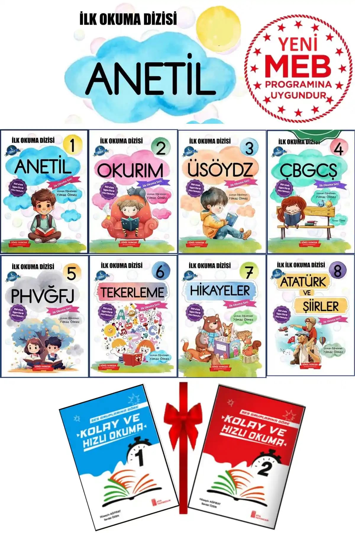 Gönül Yayıncılık 1. Sınıf Kolay ve Hızlı Okuma Seti ile Okuma Becerilerinizi Geliştirin