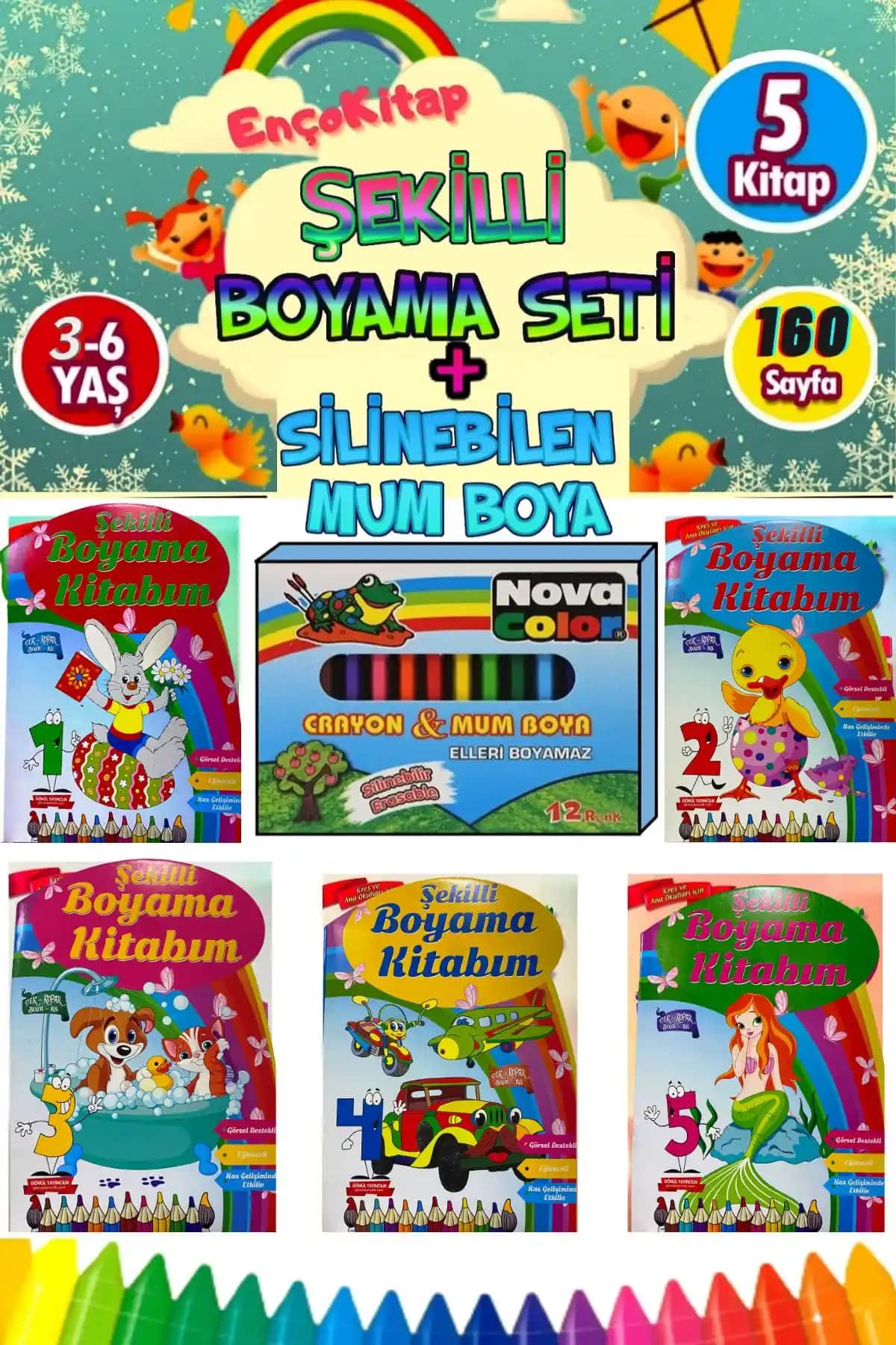 Gönül Yayıncılık 2-6 Yaş Çocuklar İçin Eğitici Boyama ve Etkinlik Seti Tanıtımı
