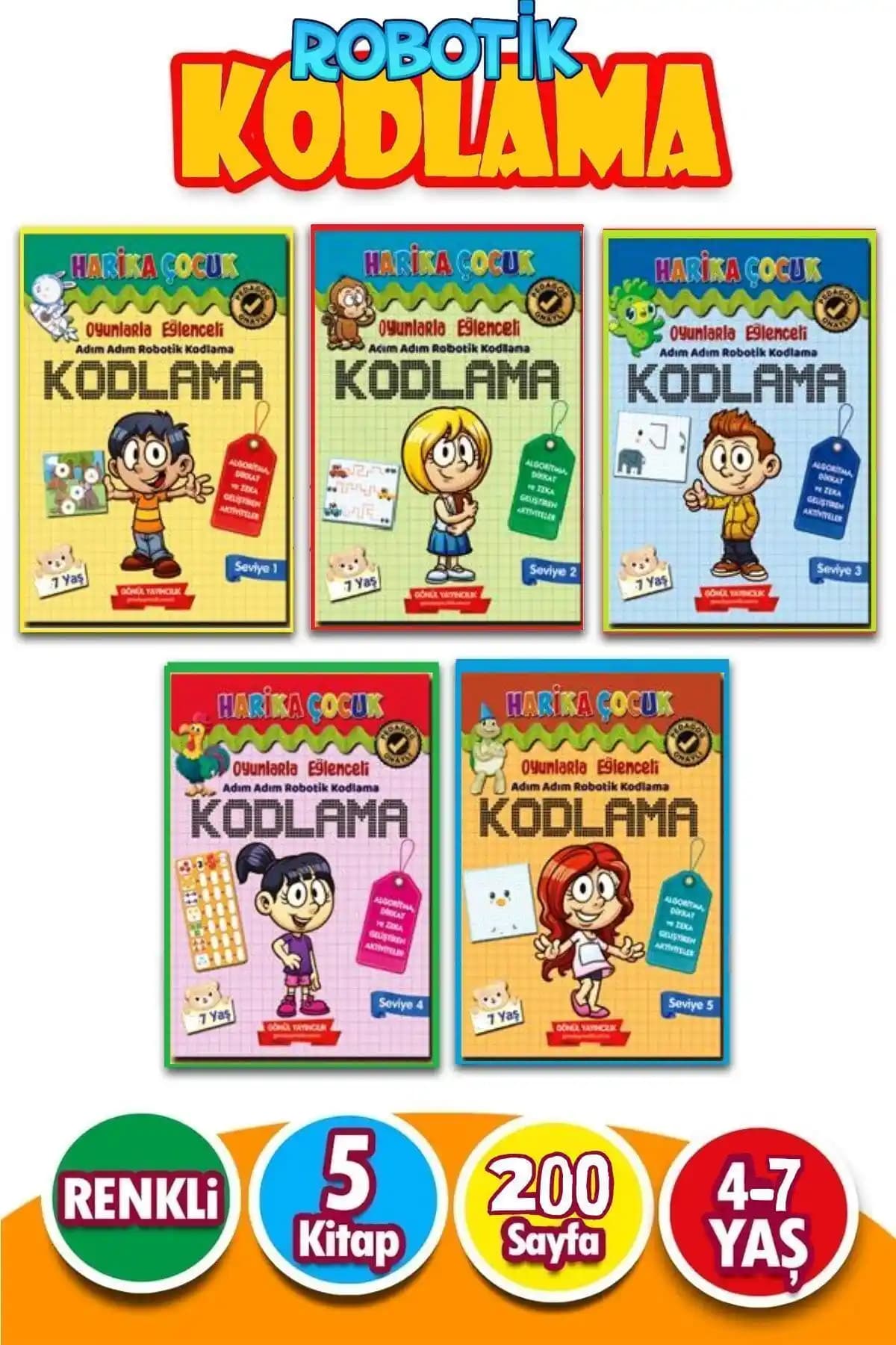 Gönül Yayıncılık Eğlenceli Robotik Kodlama Etkinlikleri Çocuklar İçin Güncel ve Öğretici