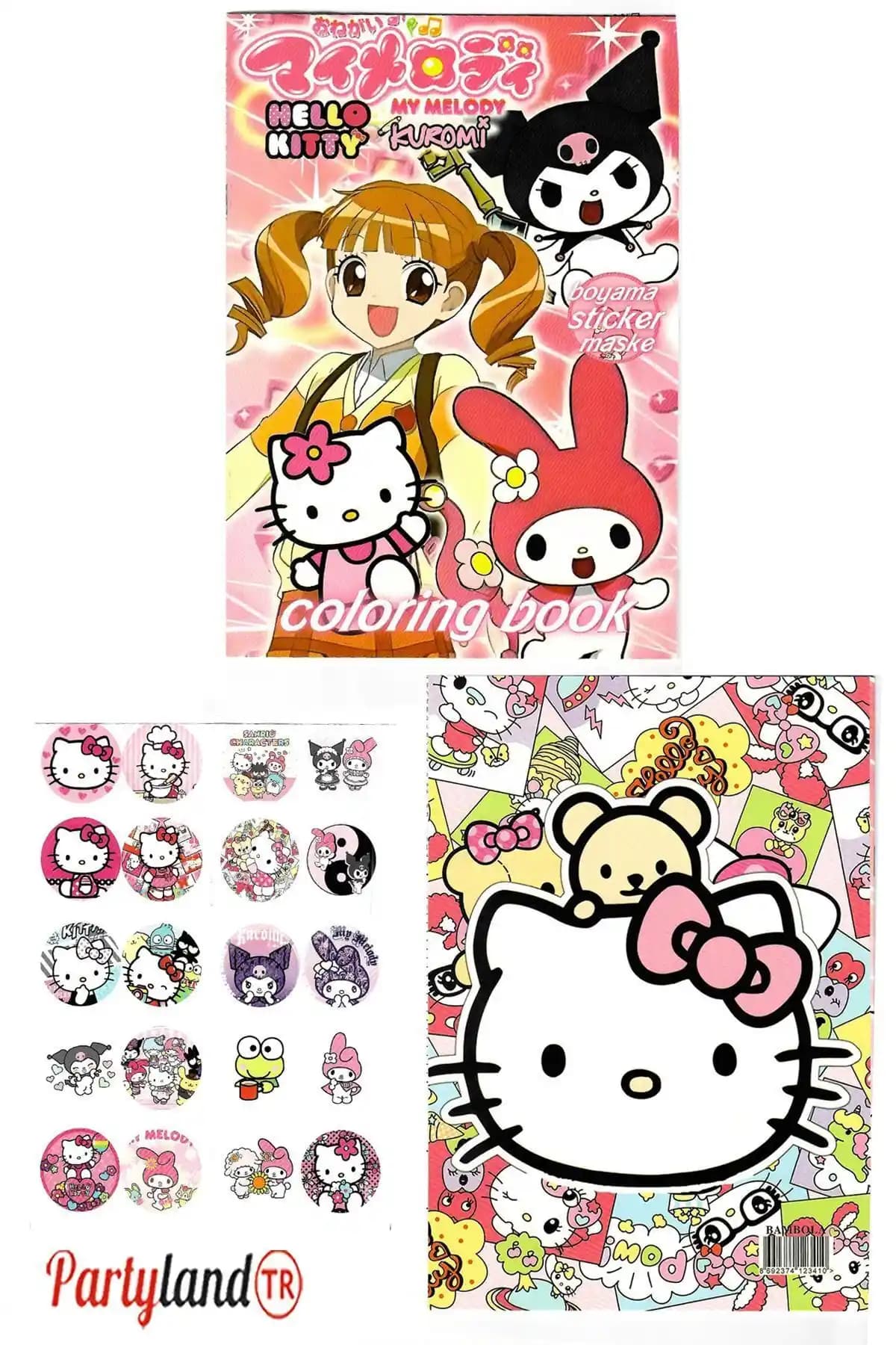 Hello Kitty Boyama Kitabı ve Aktivite Seti Çocuklar İçin Eğlenceli ve Eğitici Bir Deneyim