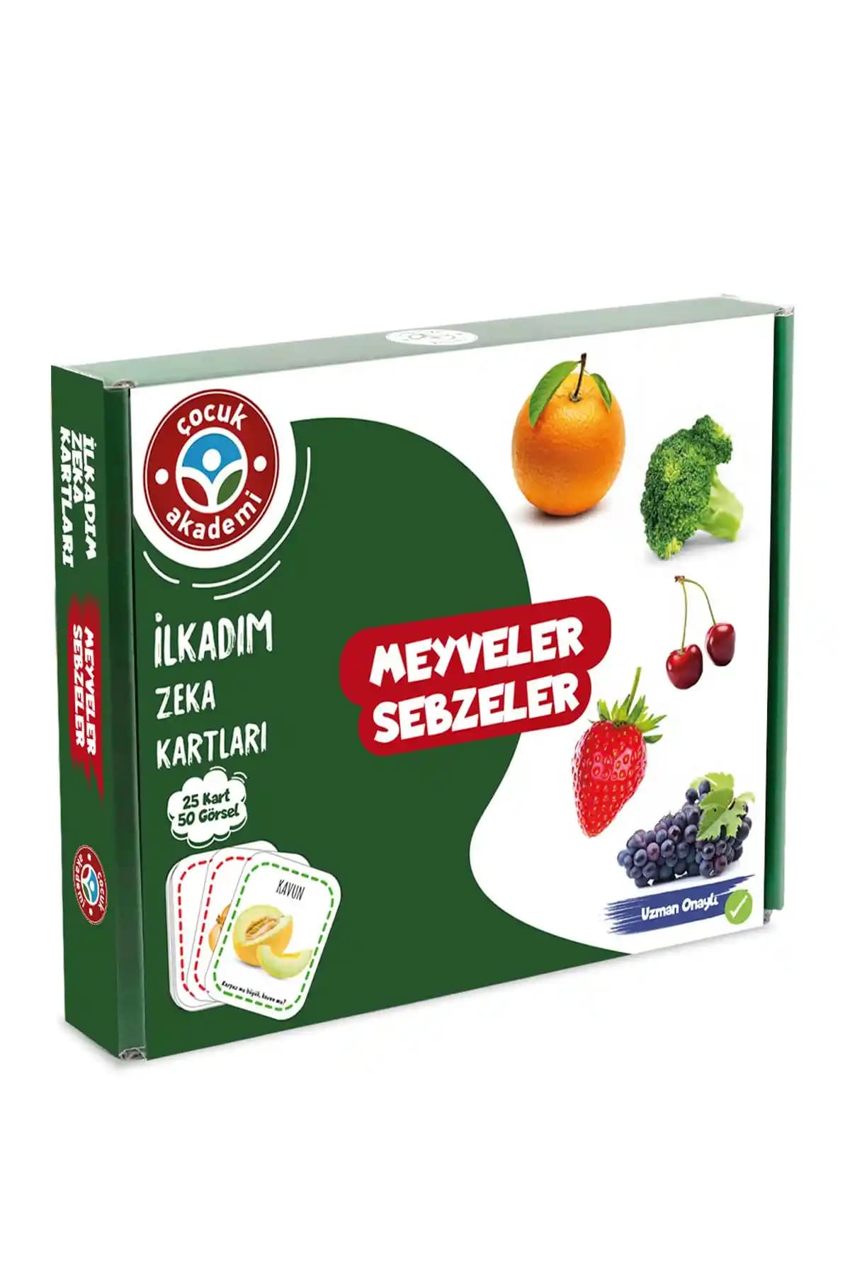 İlk Adım Zeka Kartı Meyve-Seçme Çocukların Görsel ve Kavramsal Gelişimini Destekler