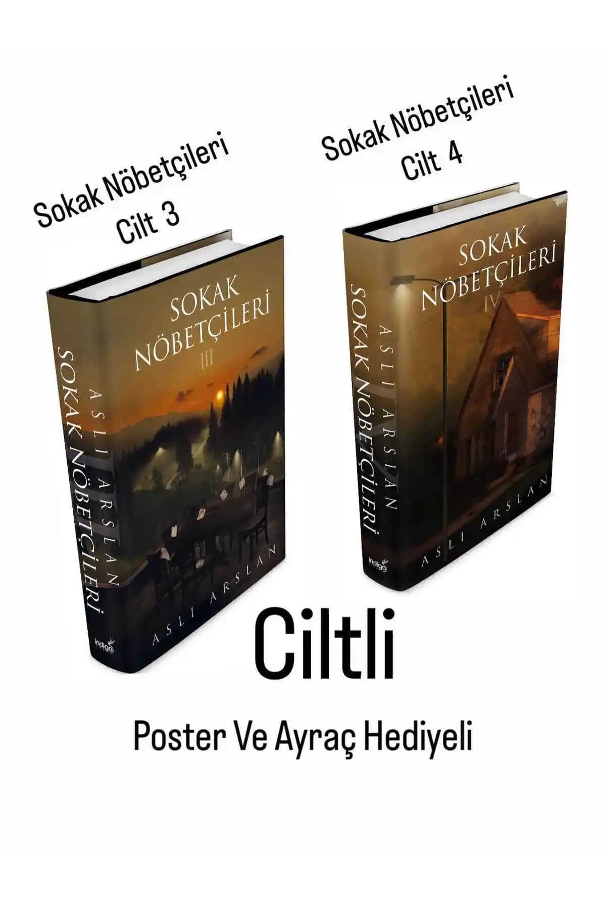 İndigo Kitap Sokak Nöbetçileri 3 ve 4 Seti Türk Menşei Dayıklı Ciltli Romanlar