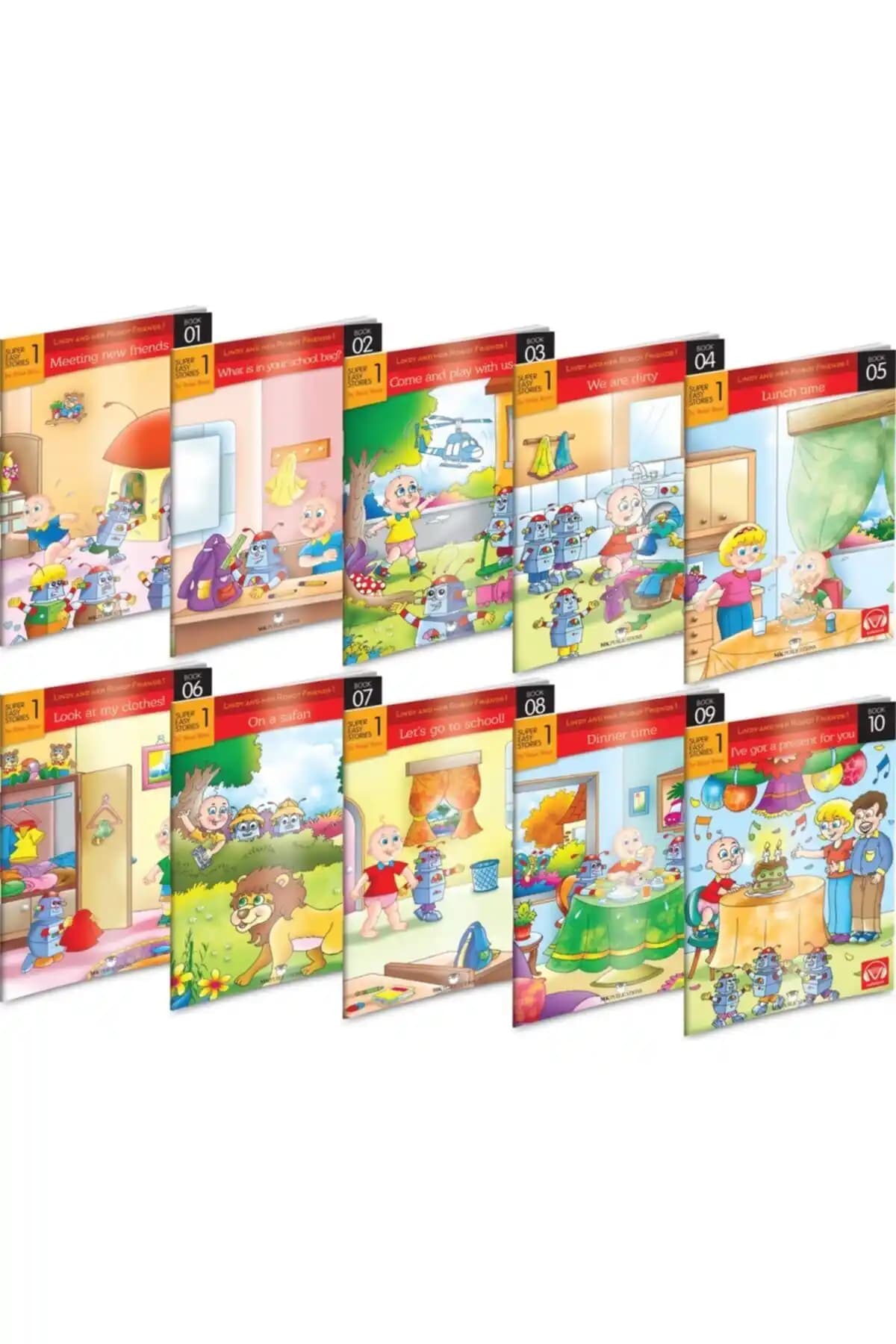 İngilizce Hikaye Seti Çocuklar İçin Eğlenceli ve Eğitici Öğrenme Aracı