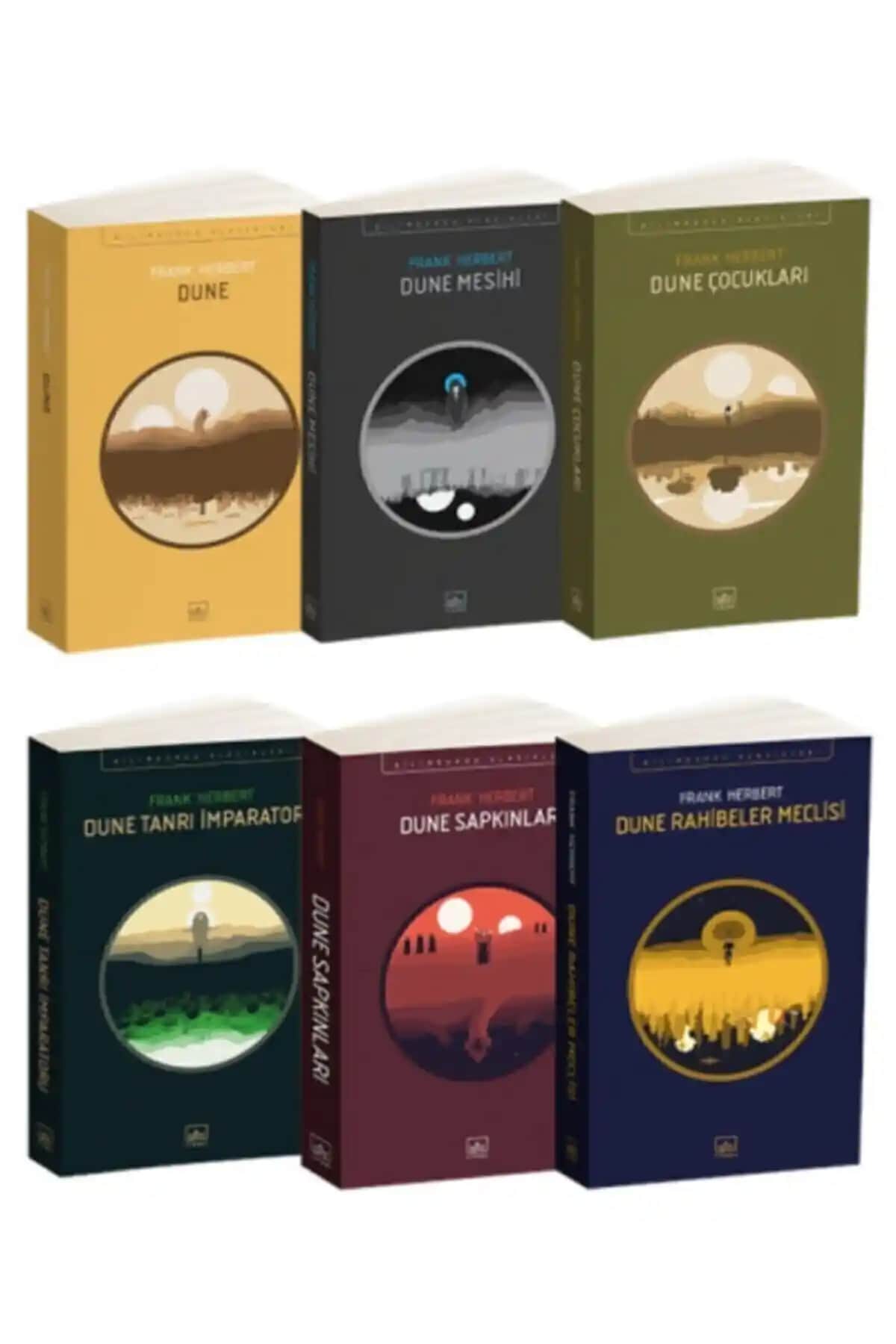 İthaki Yayınları Dune Seti 6 Kitap Koleksiyonu Bilim Kurgu ve Fantastik Edebiyat