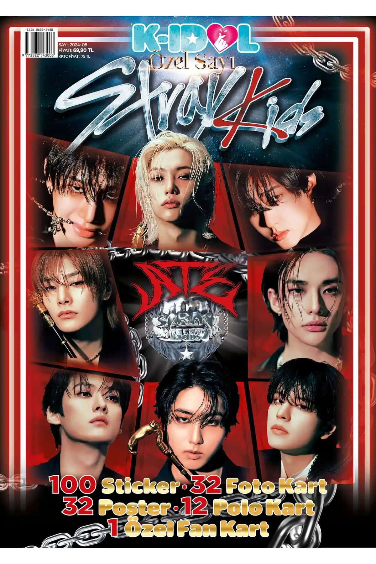 KİDOL KIDOL ÖZEL SAYI STRAYKIDS ATE: Müzik ve gençlik kültürüne yönelik detaylı koleksiyon ürünü