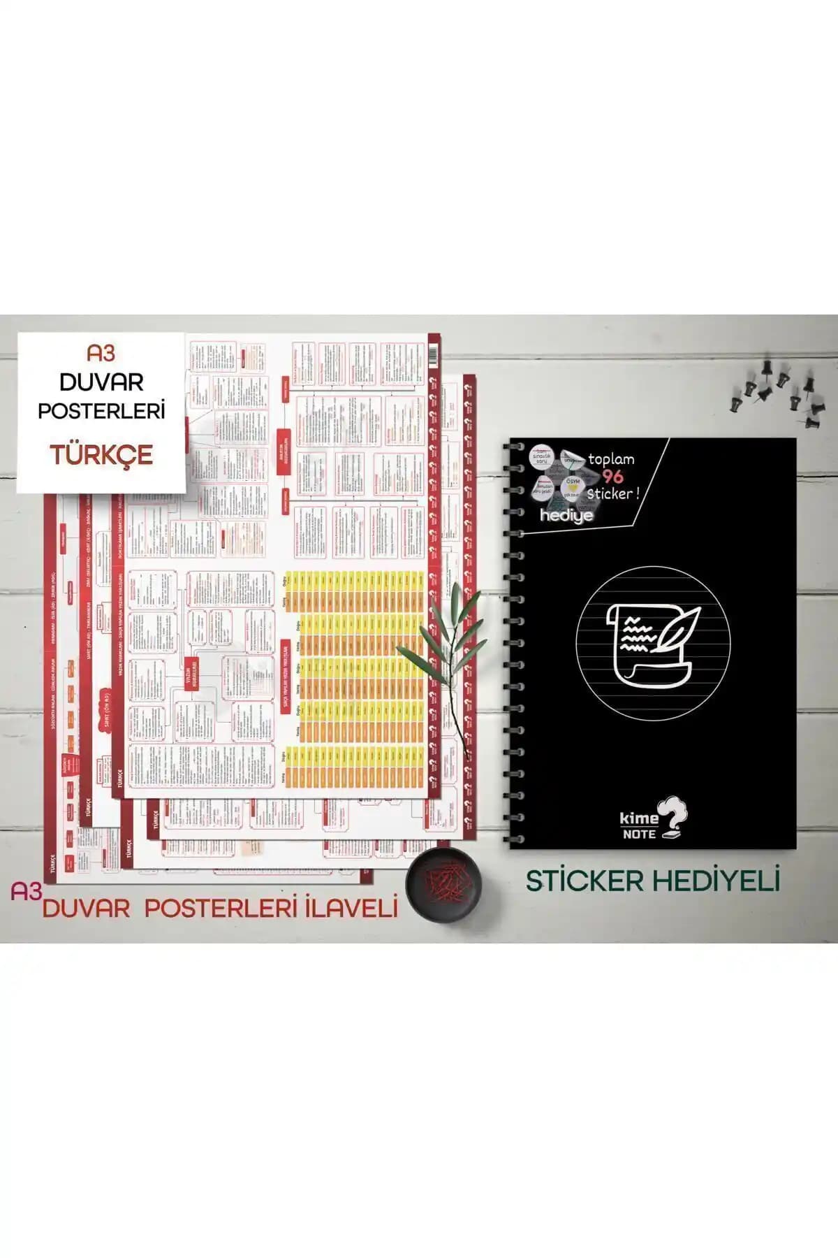 Kime Note TYT Çizgili Türkçe Okul Defteri - Öğrencilerin Başarısını Artıran Pratik Eğitim Aracı