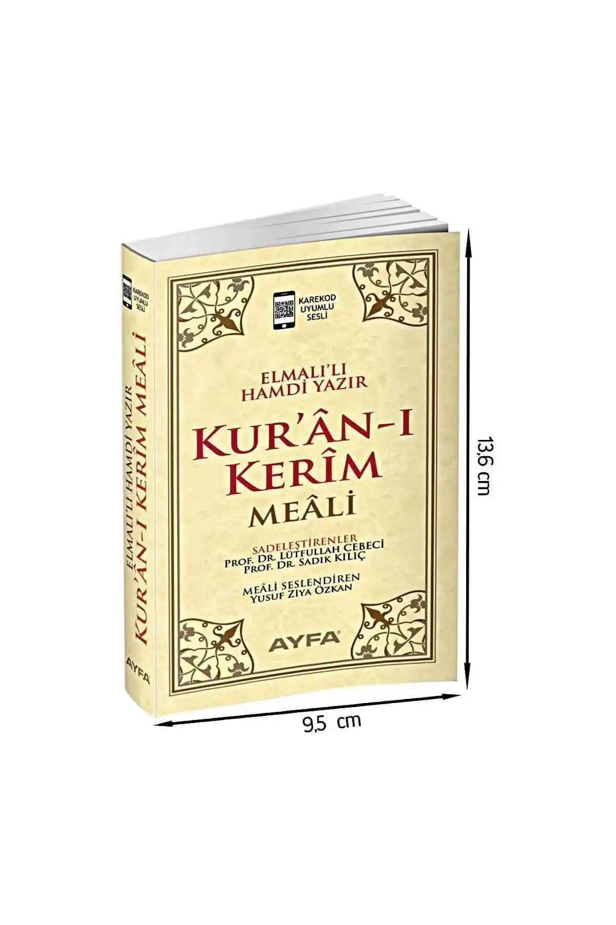 Kişisel Manevi Yolculuk İçin Uygun, Taşınabilir ve Okunabilir Kuranı Kerim Meali