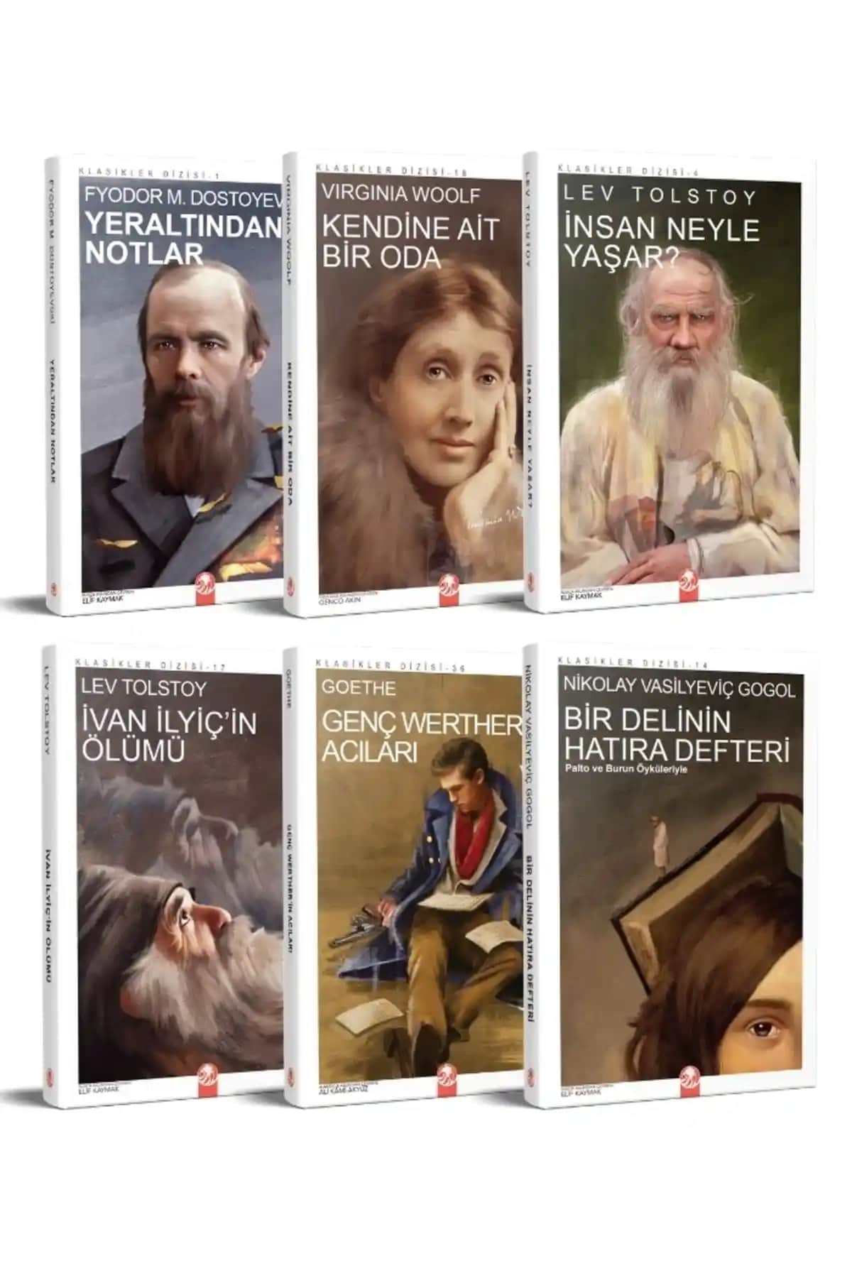 Kızıl Panda Yayınevi Dünya Klasikleri Seti 1 Edebiyatın Zamansız İzleri ve Koleksiyon Değeri