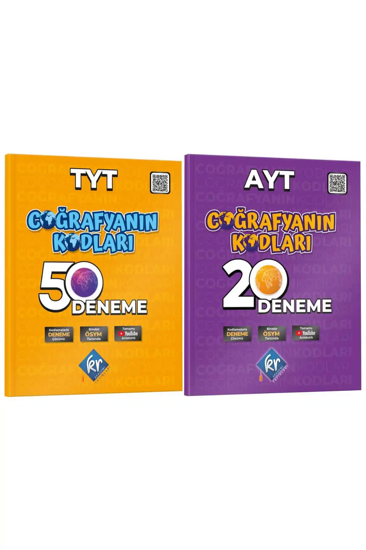KR Akademi Yayınları Coğrafyanın Kodları TYT-AYT Çözümlü Deneme Seti Sınava Hazırlık İçin Kapsamlı Kaynak