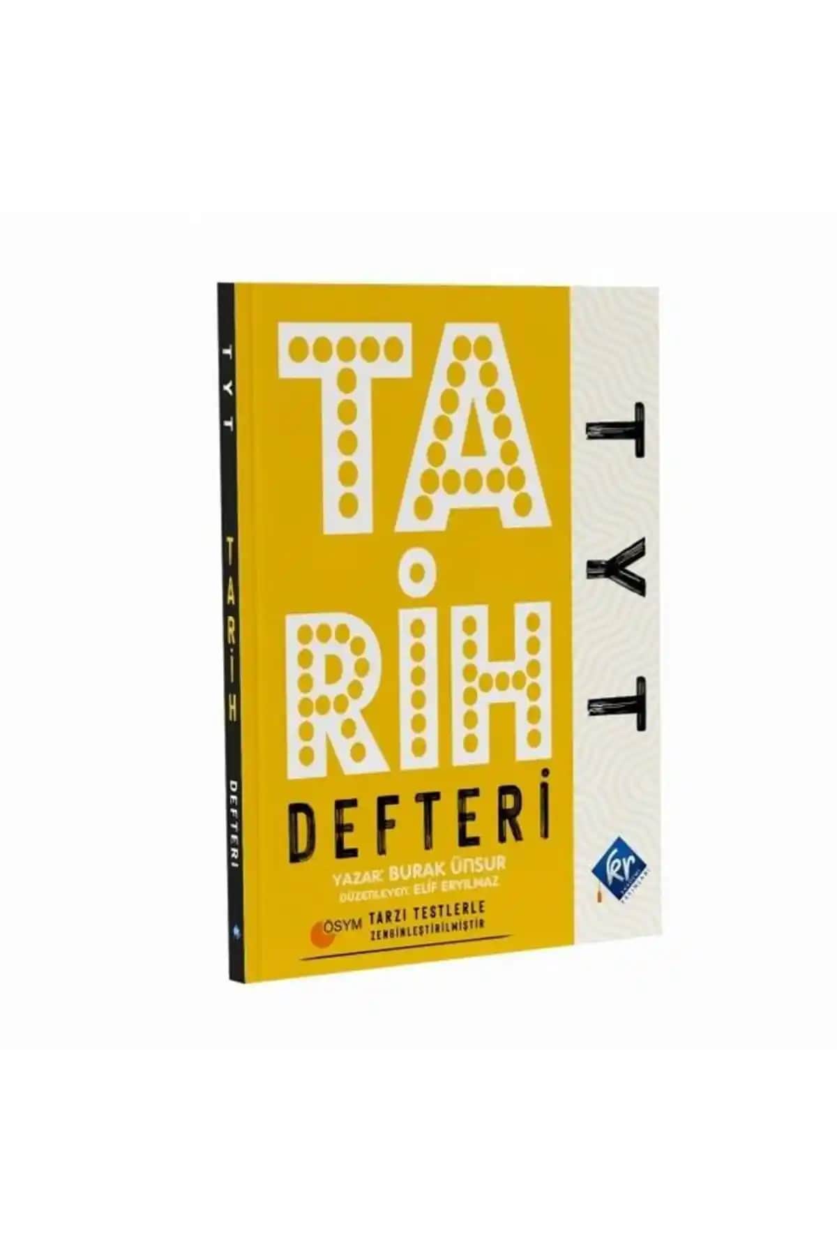 KR Akademi YKS TYT Tarih Konu Anlatım Defteri Güncel ve Kapsamlı Kaynak