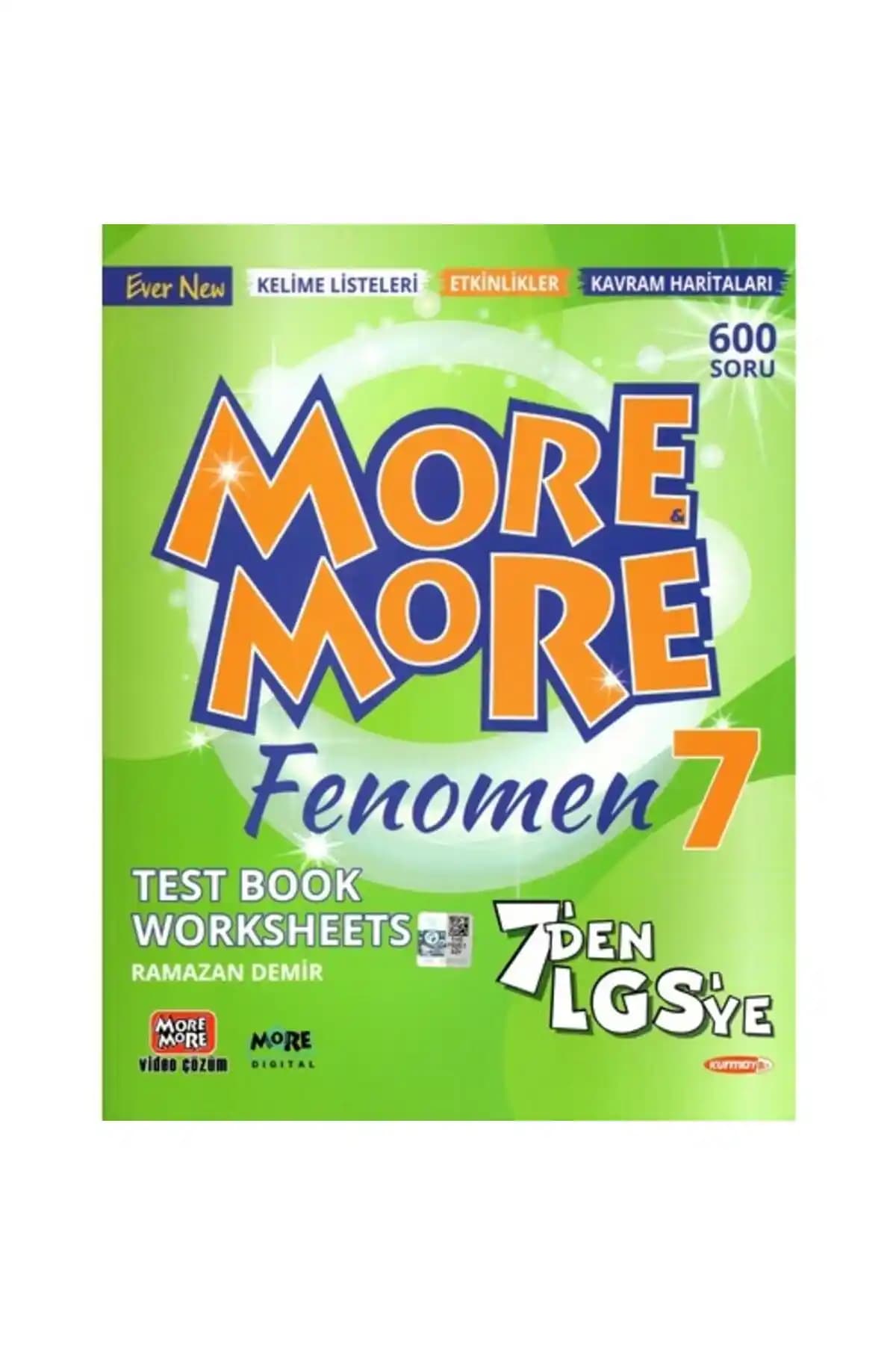 Kurmay Elt Yayınları 7. Sınıf Fenomen İngilizce Test Kitabı ve Çalışma Sayfaları