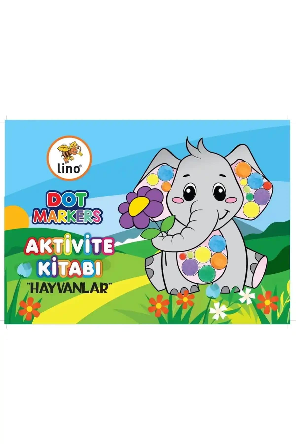 Lino Dot Markers Boyama Kitabı: Hayvanlar Temasıyla Çocukların Yaratıcılığını Destekler