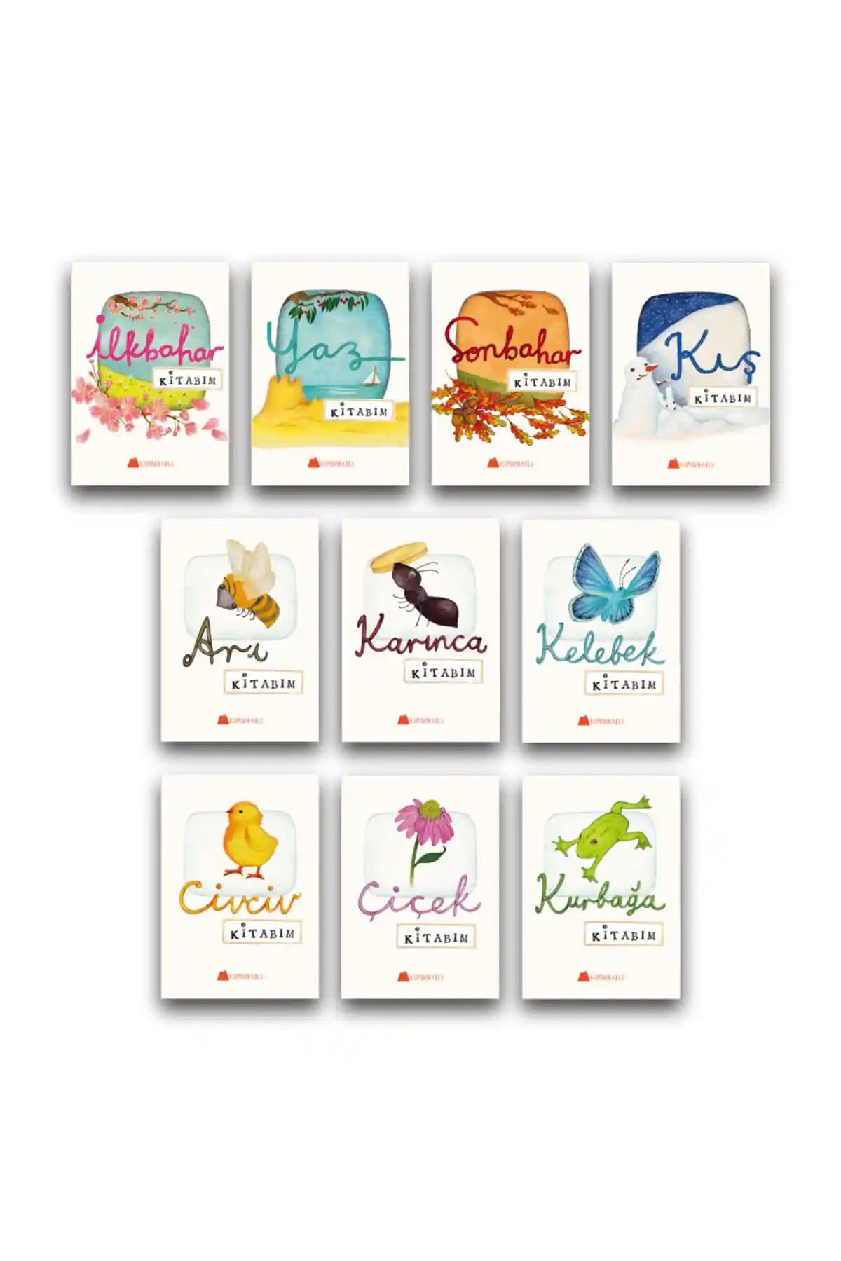 Mevsimler ve Doğa Seti: 3-6 Yaş Çocuklar İçin Eğitici ve Renkli Öğrenme Kitapları