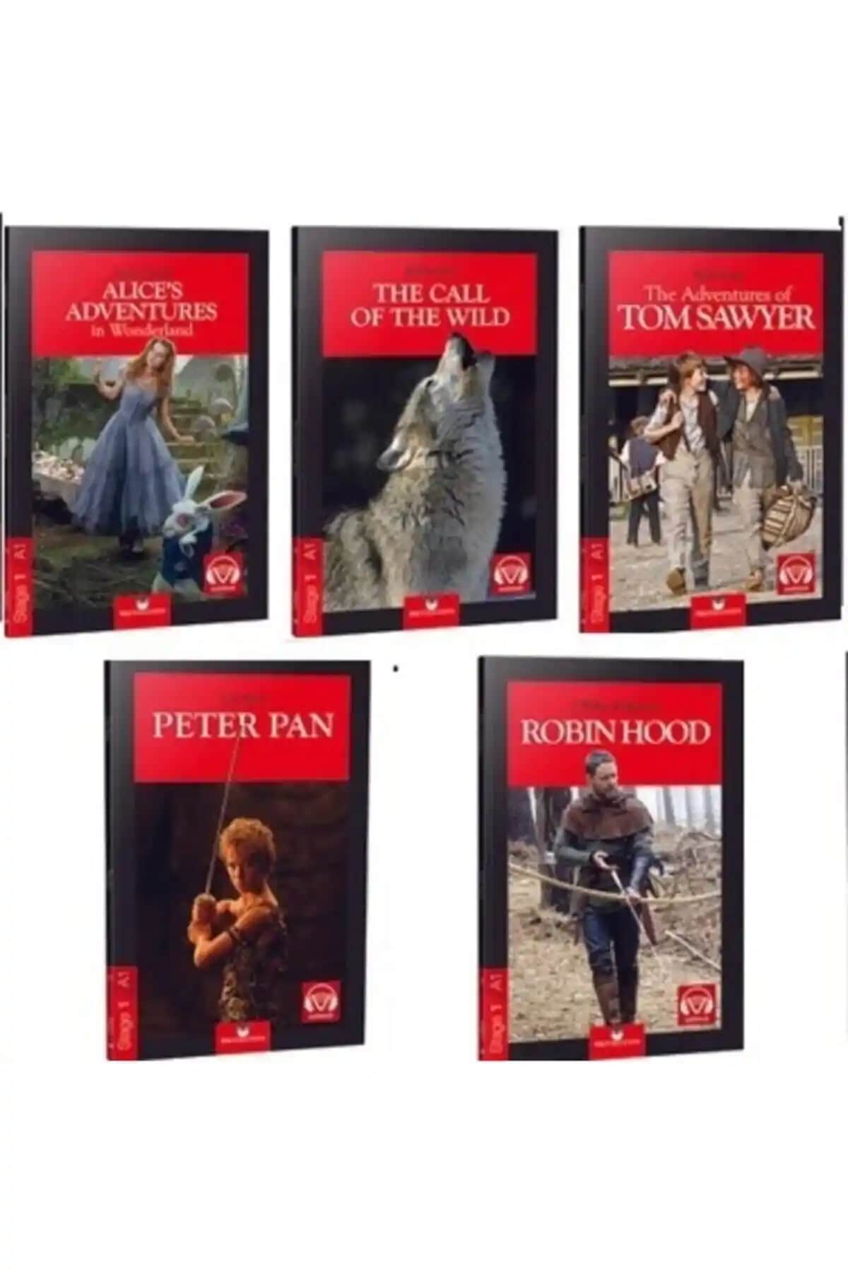 MK Yayınları İngilizce 5 Kitaplık Hikaye Seti Seviye A1 Temel Dil Öğrenimi İçin