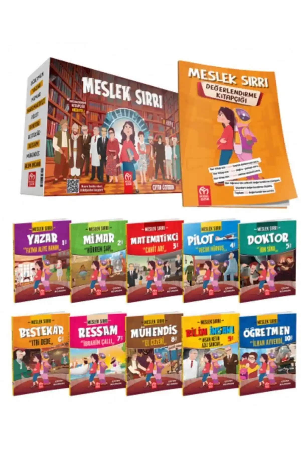 Model Çocuk 3. ve 4. Sınıf Meslek Sırrı Hikaye Serisi Eğitici ve Eğlenceli Kitap Seti
