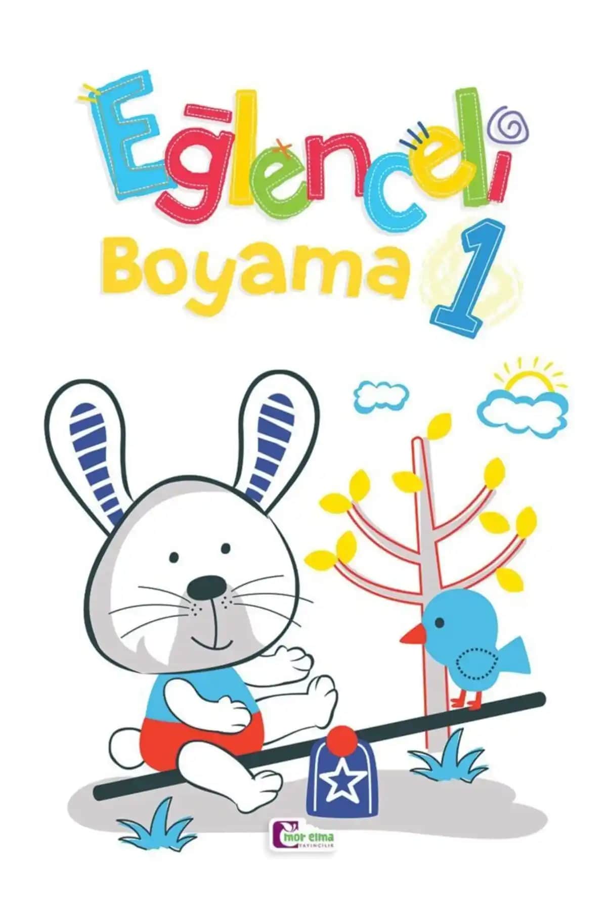 Mor Elma Yayıncılık Eğlenceli Boyama 1 Kitabı Çocuklar İçin Yaratıcı ve Öğretici Bir Aktivite Seçeneği