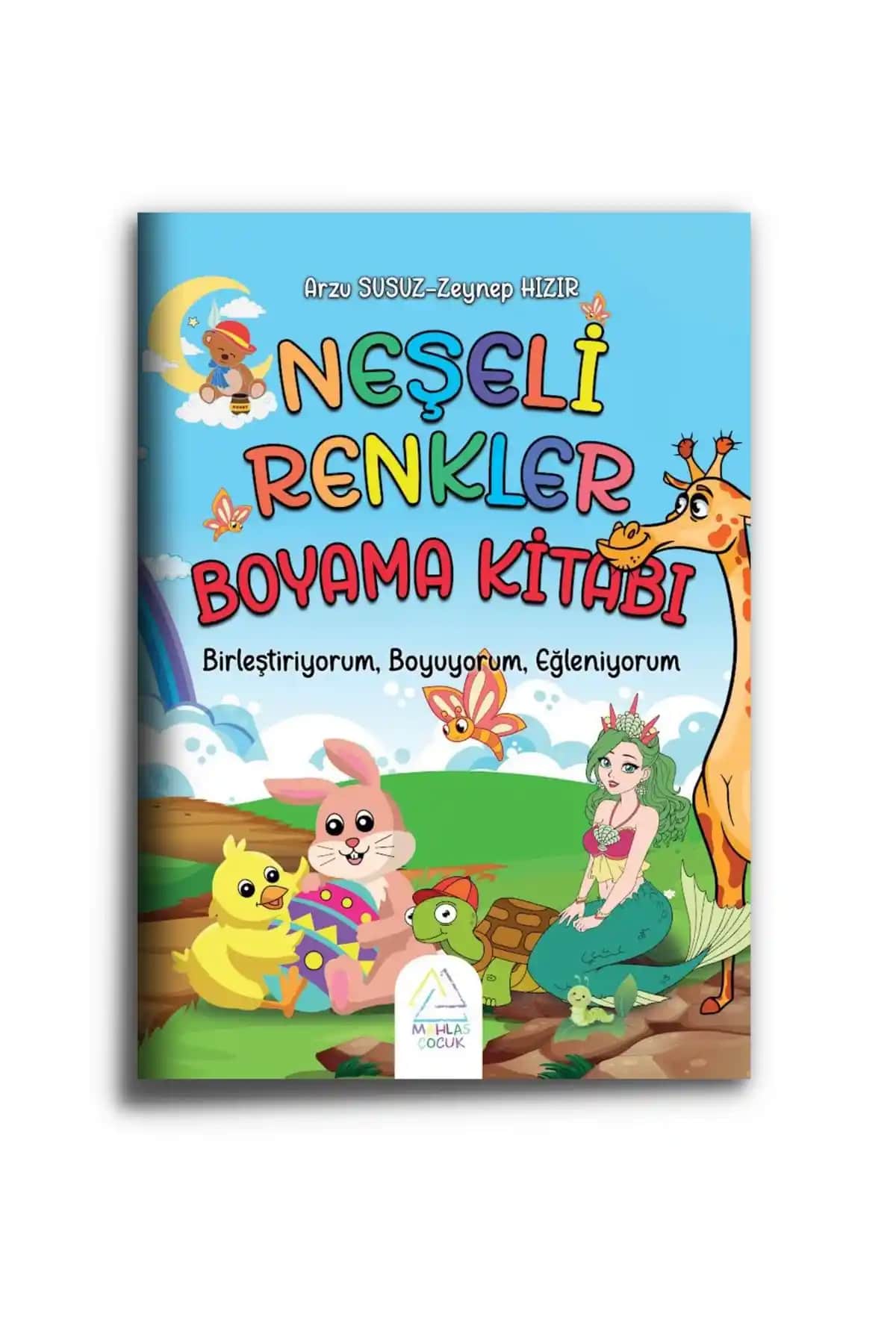 Neşeli Renkler Boyama Kitabı Çocukların Yaratıcılığını Geliştiren Eğlenceli Aktivite