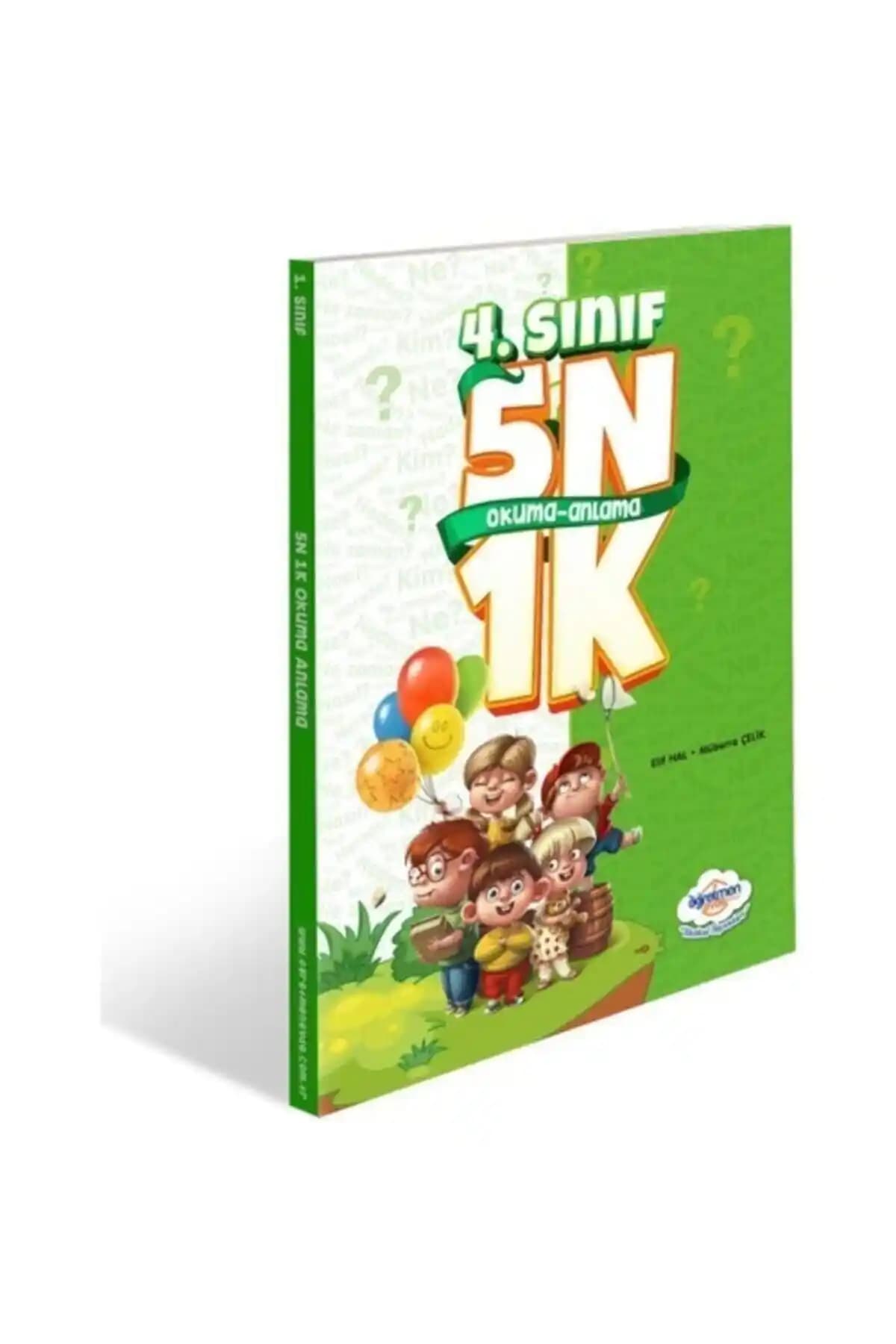 Öğretmen Evde 4. Sınıf 5N1K Okuma Anlama Kitabı: Öğrencilerin Okuma ve Anlama Becerilerini Geliştiren Eğitim Kaynağı