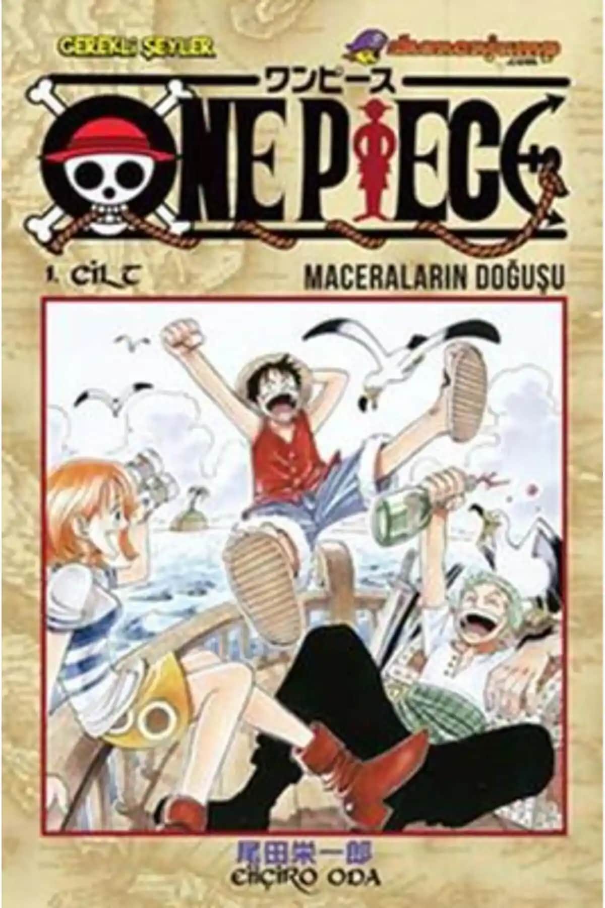 One Piece 1. Cilt Manga Türkçe Basım Gelişmiş Kalite ve Dayanıklı Kapak Özellikleriyle