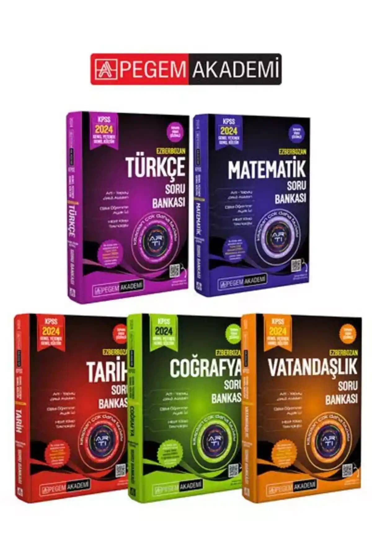 Pegem Akademi 2024 KPSS Gygk Ezberbozan Soru Bankası Seti ile Etkili Hazırlık