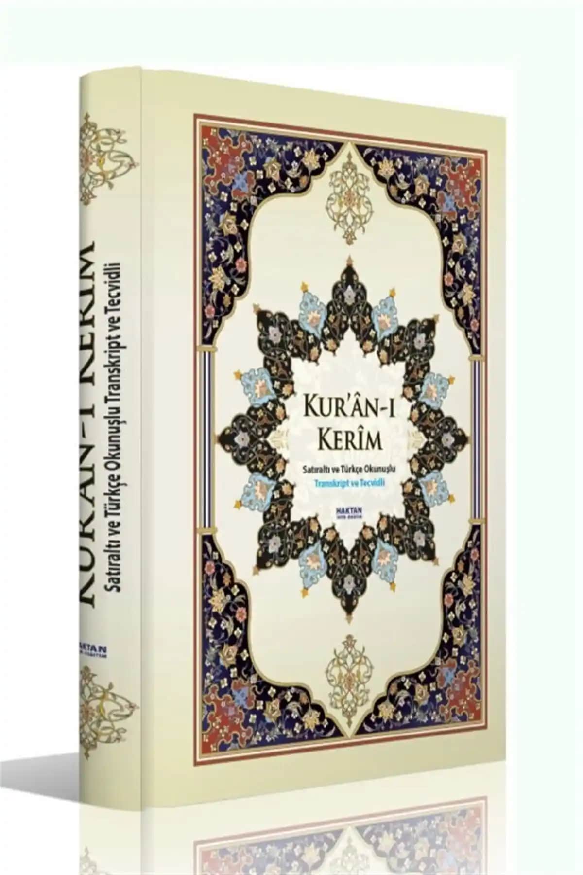 Pratik ve Anlamlı Orta Boy Kur'an-ı Kerim Türkçe Okunuş ve Transkript Özellikleriyle