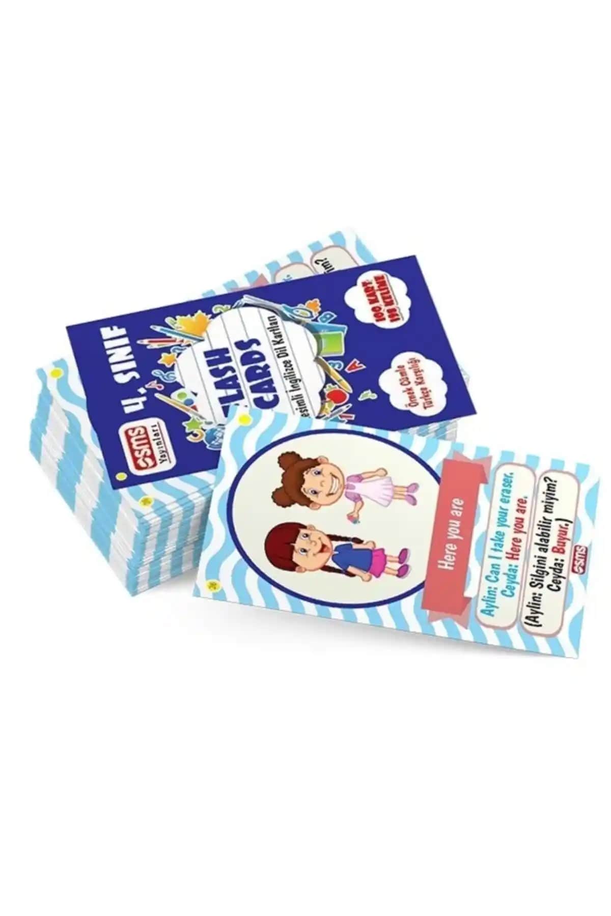 SMS Yayınları 4. Sınıf İngilizce Dil Kartları ile Temel Kelimeleri Öğrenme Rehberi