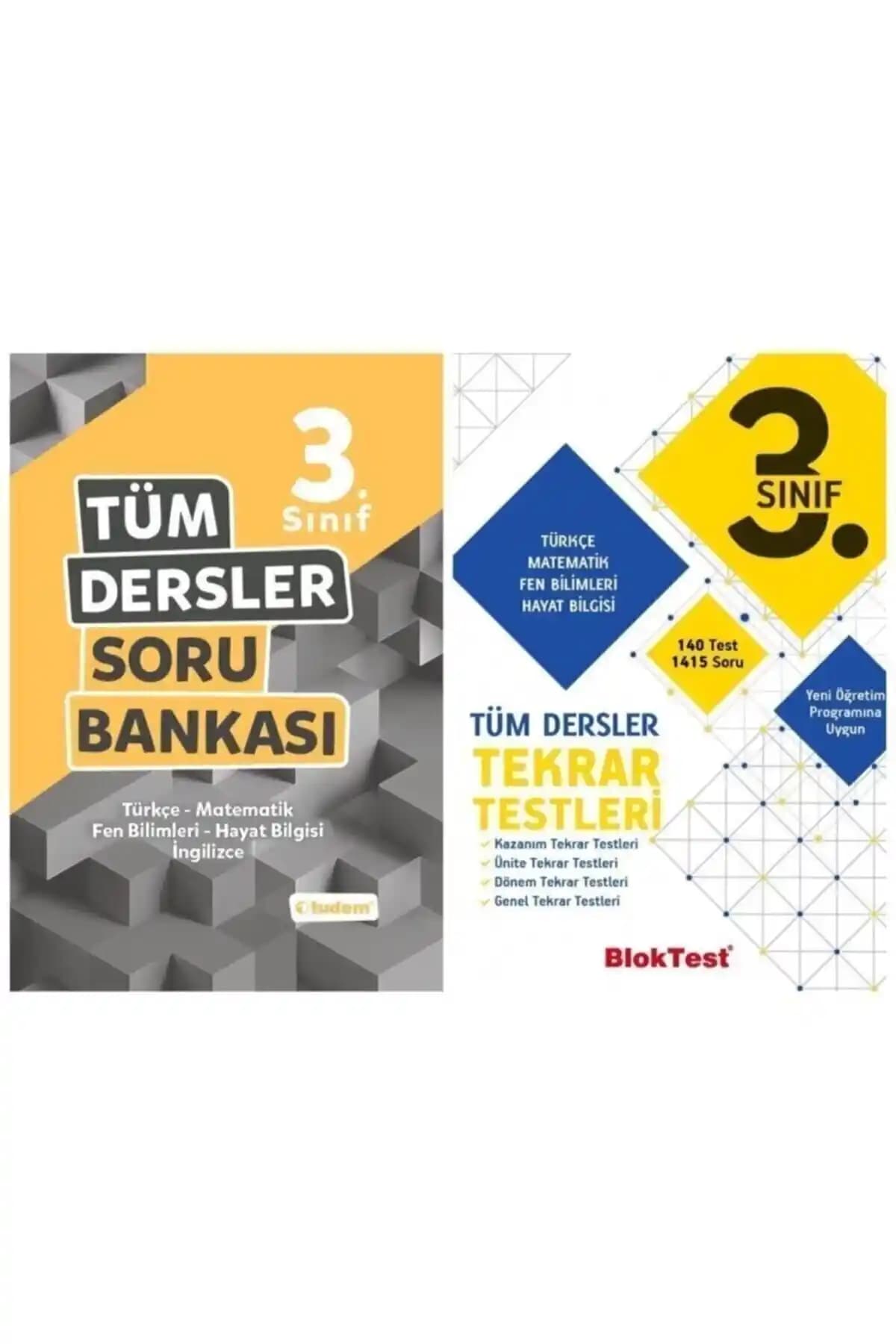Tudem Yayınları 3. Sınıf Tüm Dersler Soru Bankası Geniş İçerik ve Kaliteli Tasarım